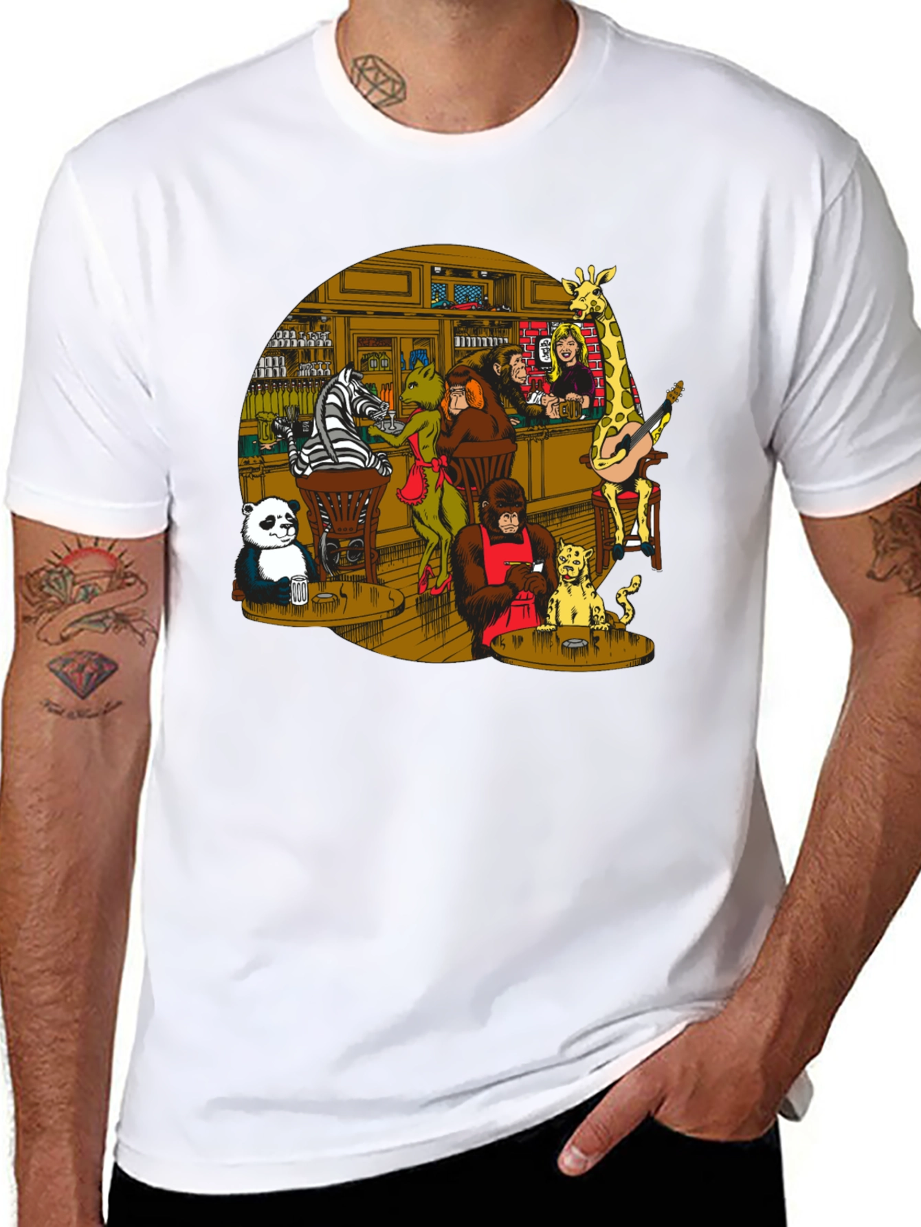 Animal Bar Graphic T-Shirt