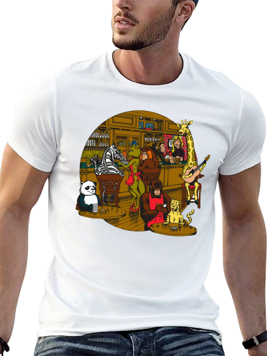 Animal Bar Graphic T-Shirt
