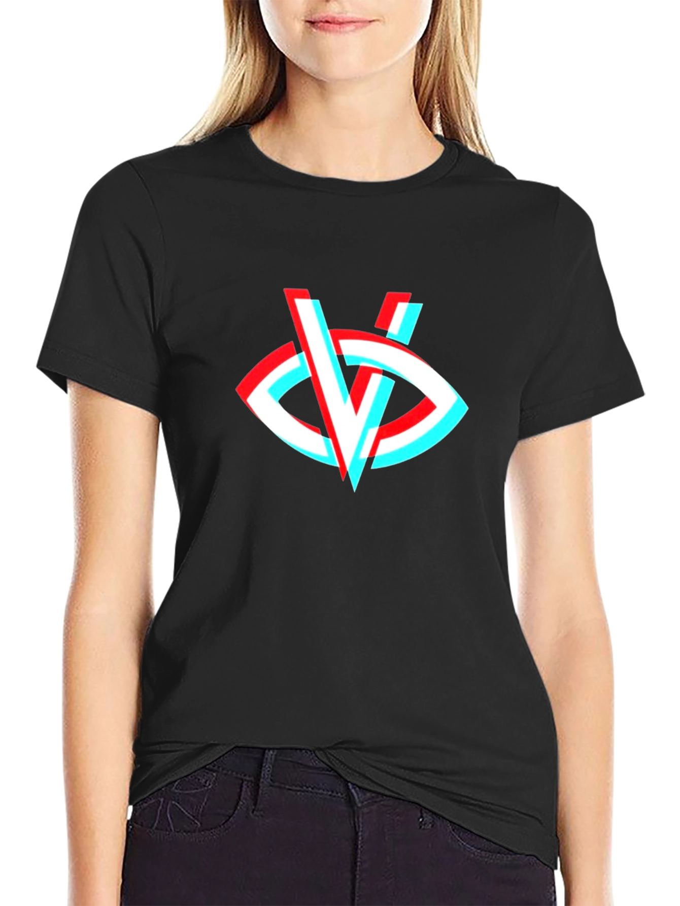 Eye Logo Black Graphic Tee