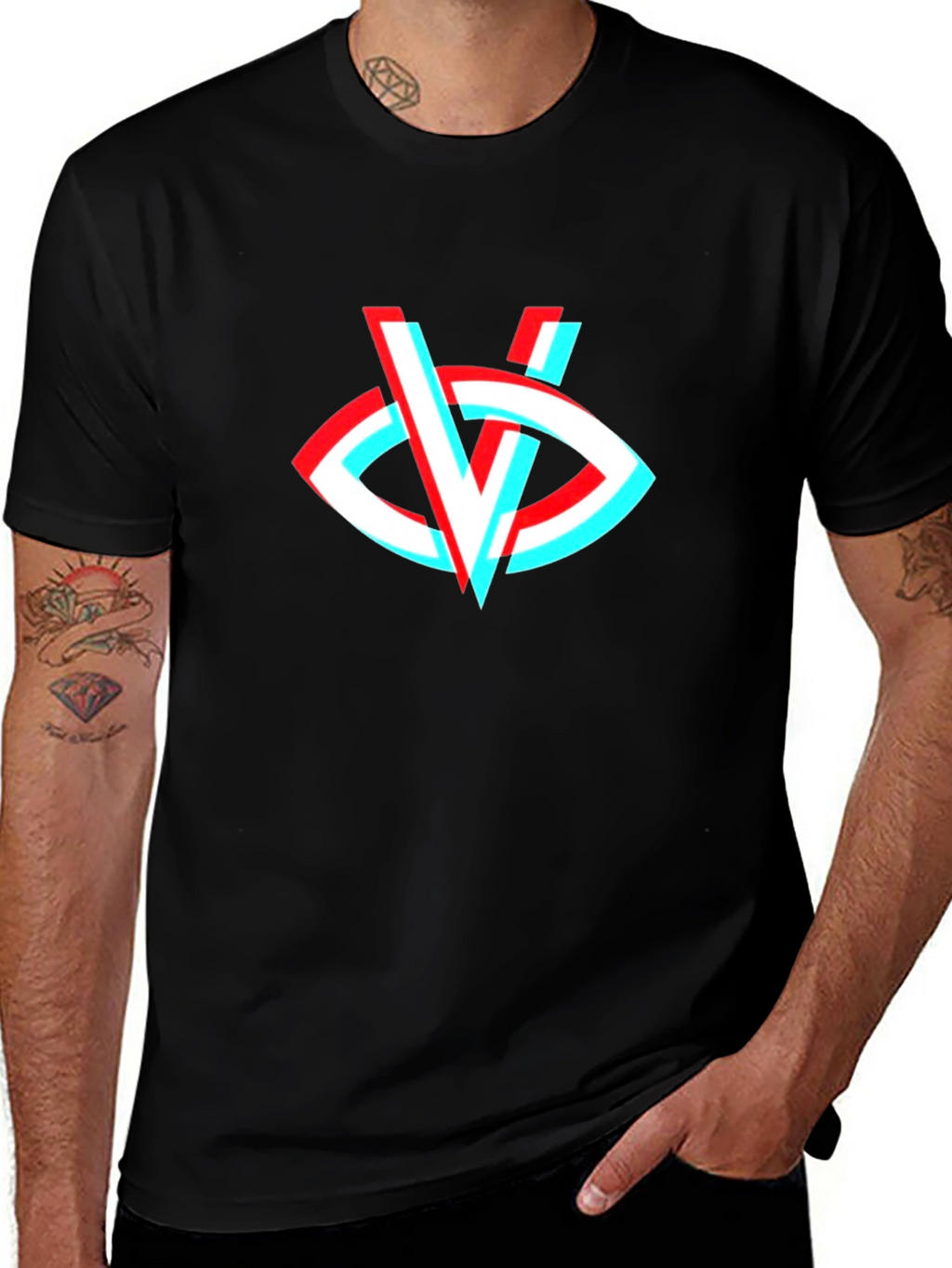 Eye Logo Black Graphic Tee