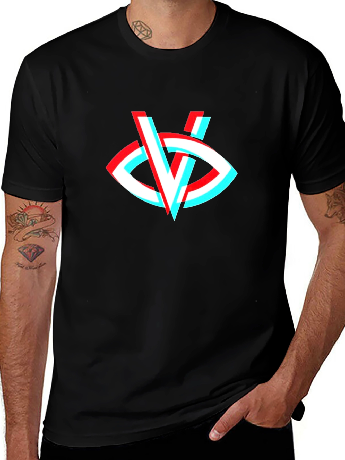 Eye Logo Black Graphic Tee