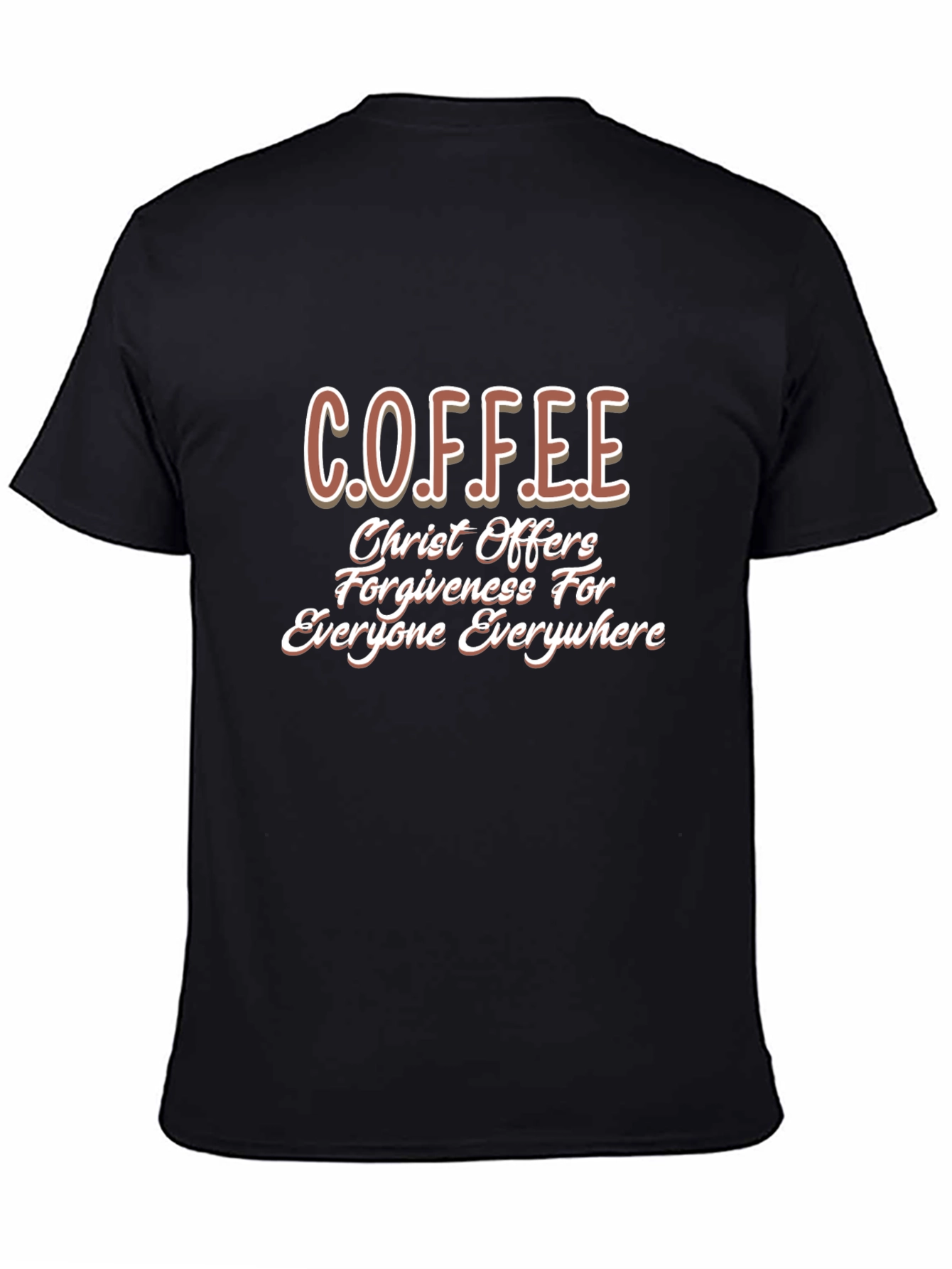Coffee Christ Offers Forgiveness T-Shirt