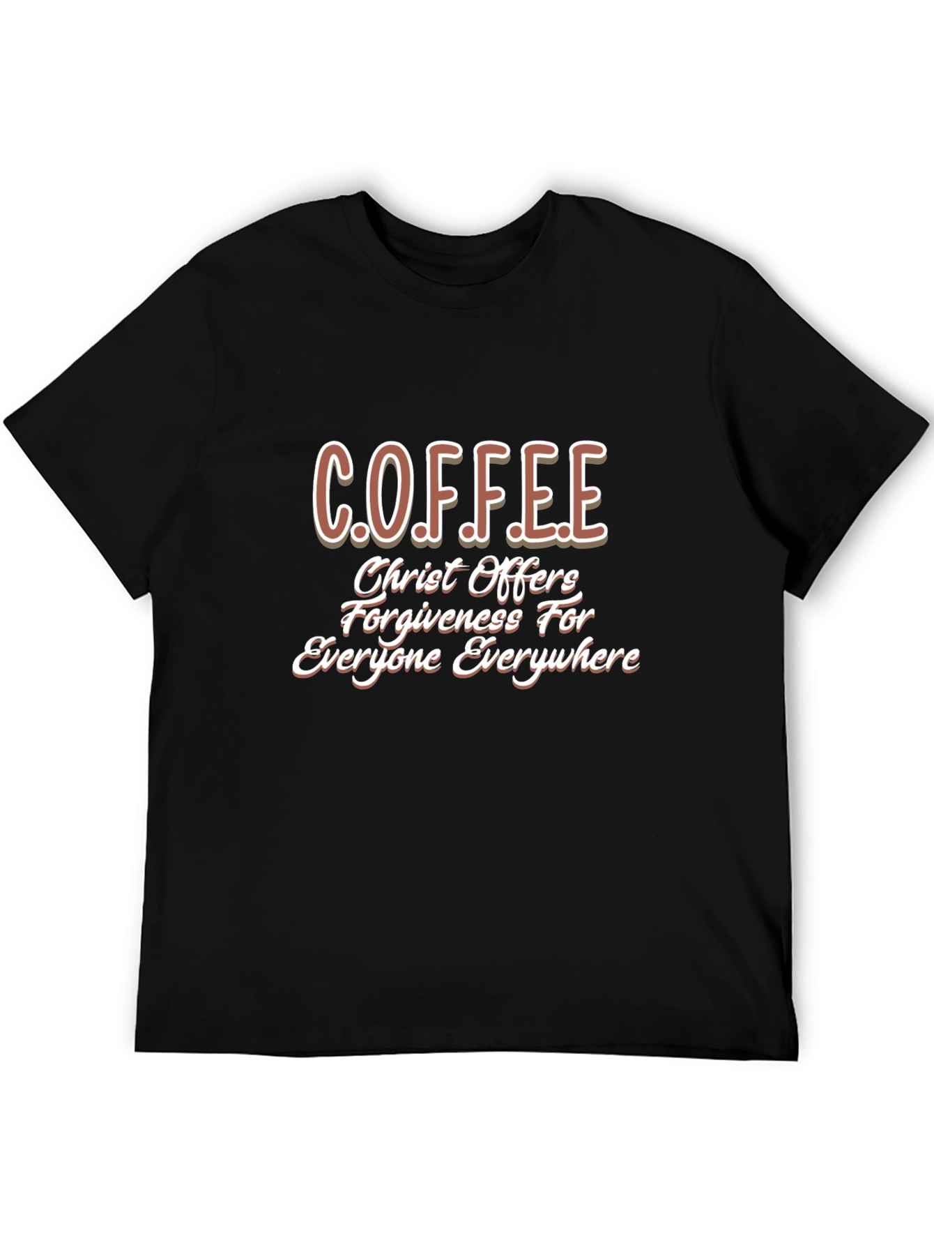 Coffee Christ Offers Forgiveness T-Shirt