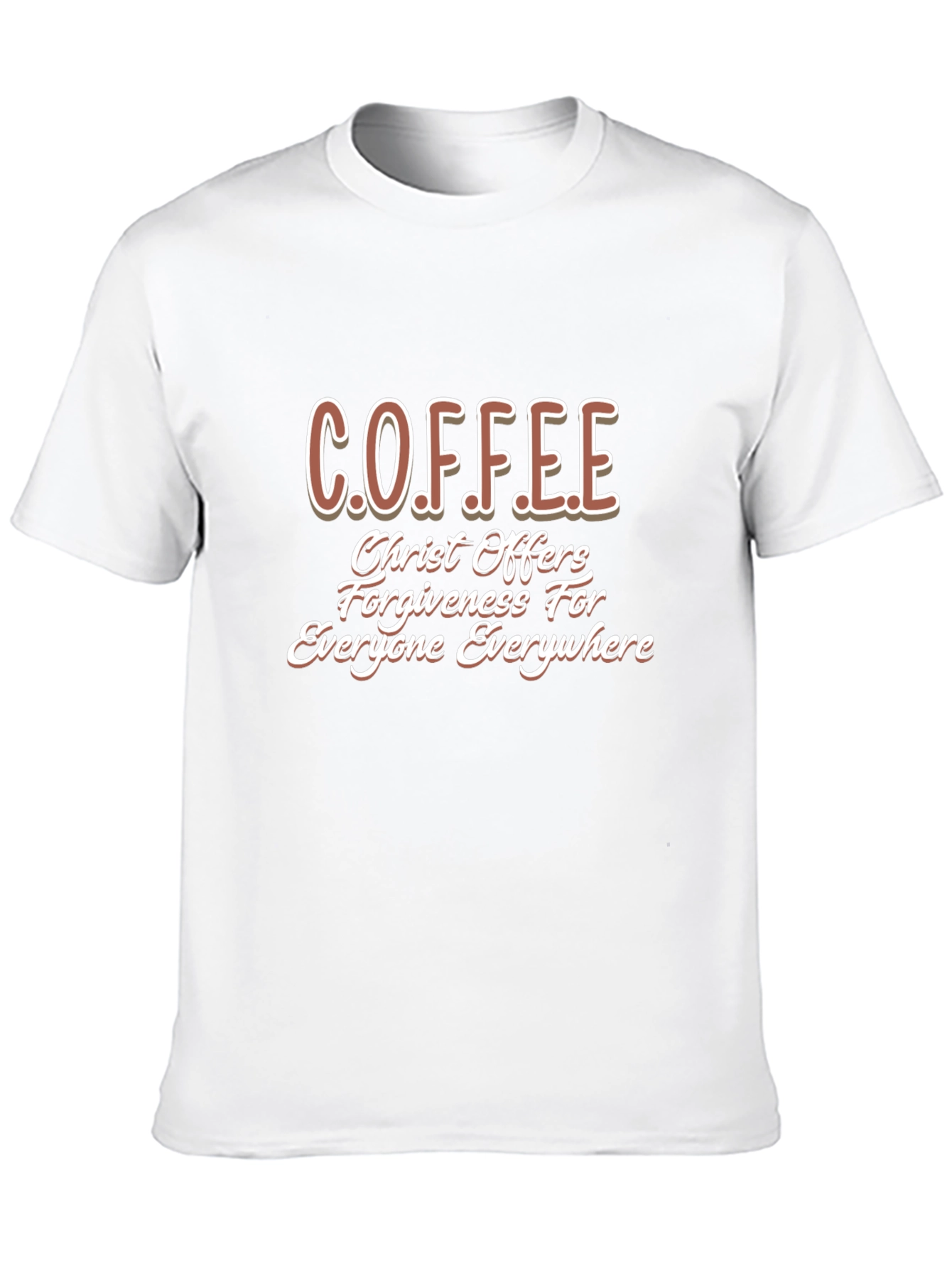 Coffee Christ Offers Forgiveness T-Shirt