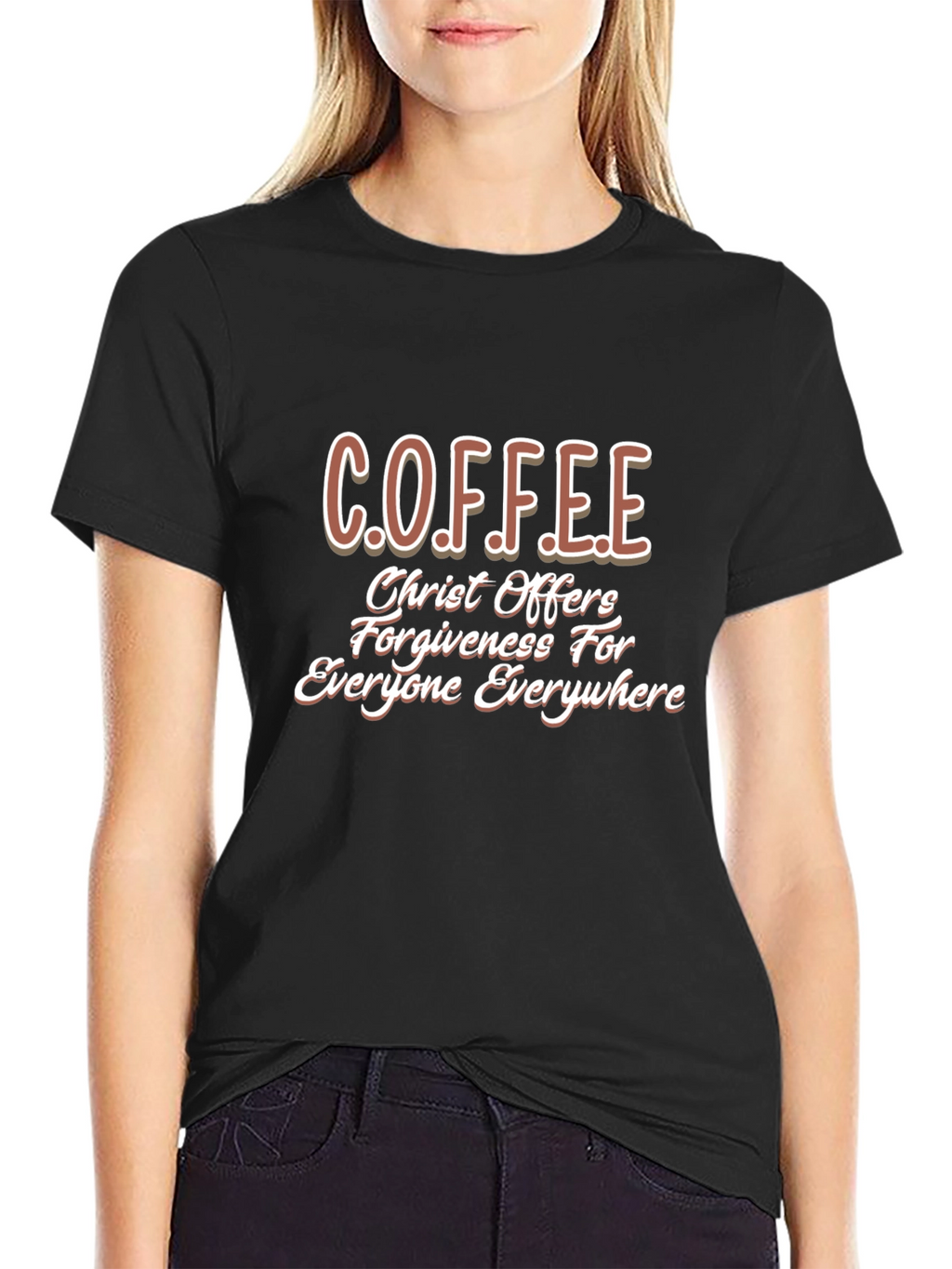 Coffee Christ Offers Forgiveness T-Shirt