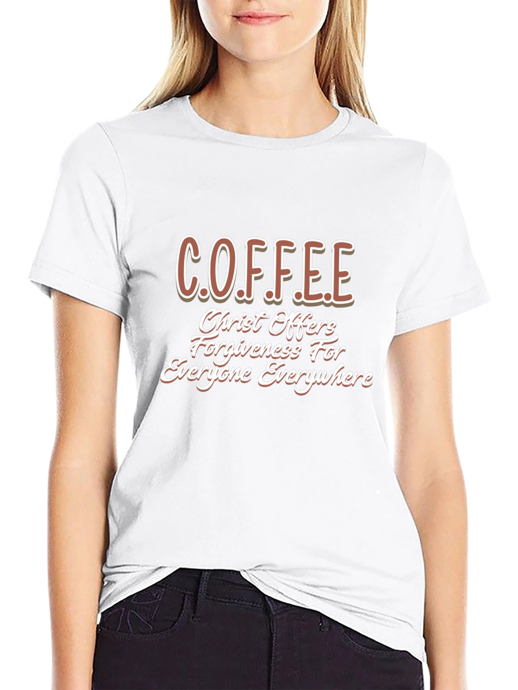 Coffee Christ Offers Forgiveness T-Shirt