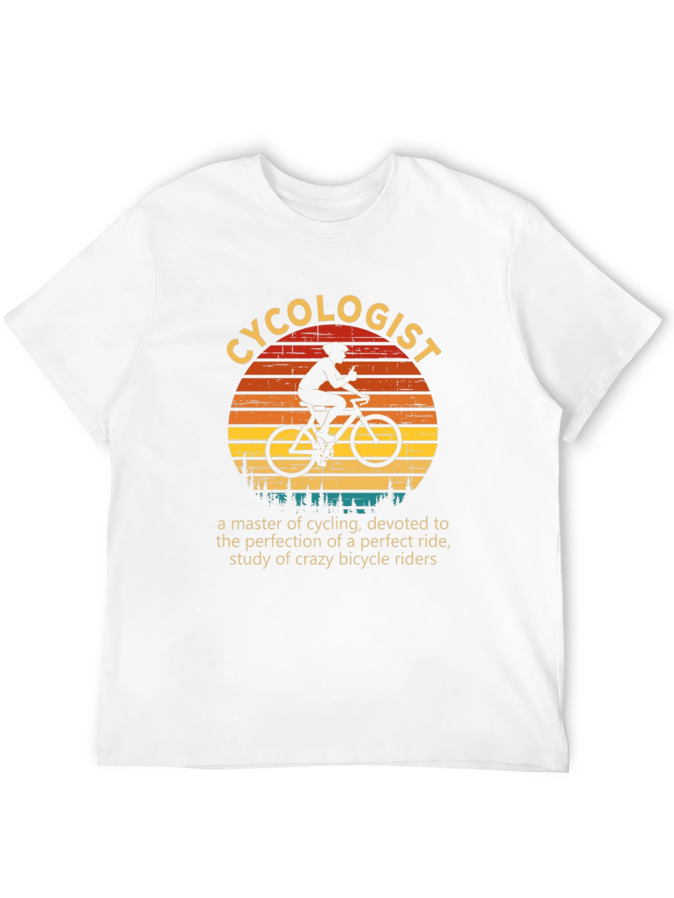 Cycolologist Graphic T-Shirt - Cycling Lovers Gift