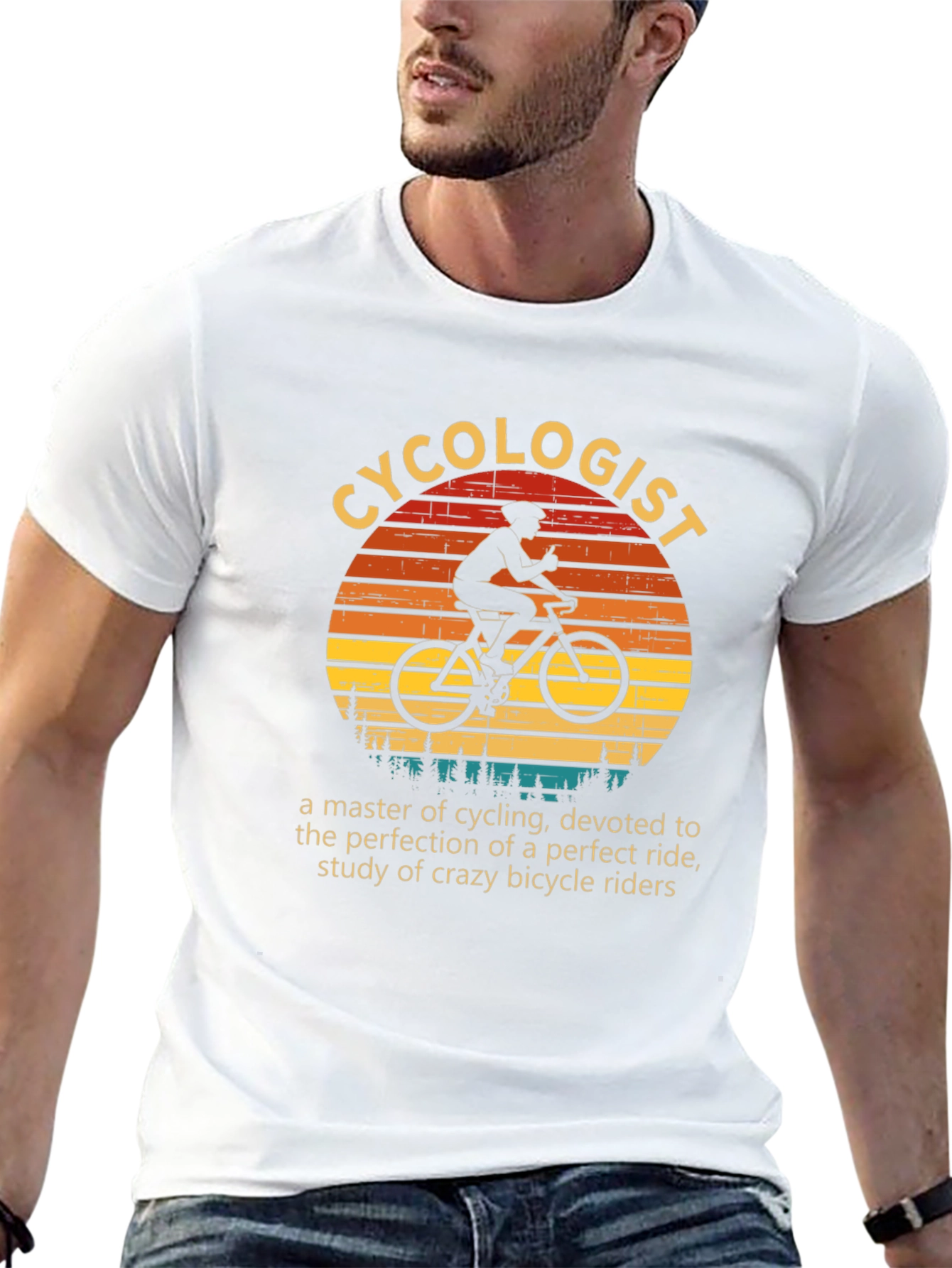Cycolologist Graphic T-Shirt - Cycling Lovers Gift
