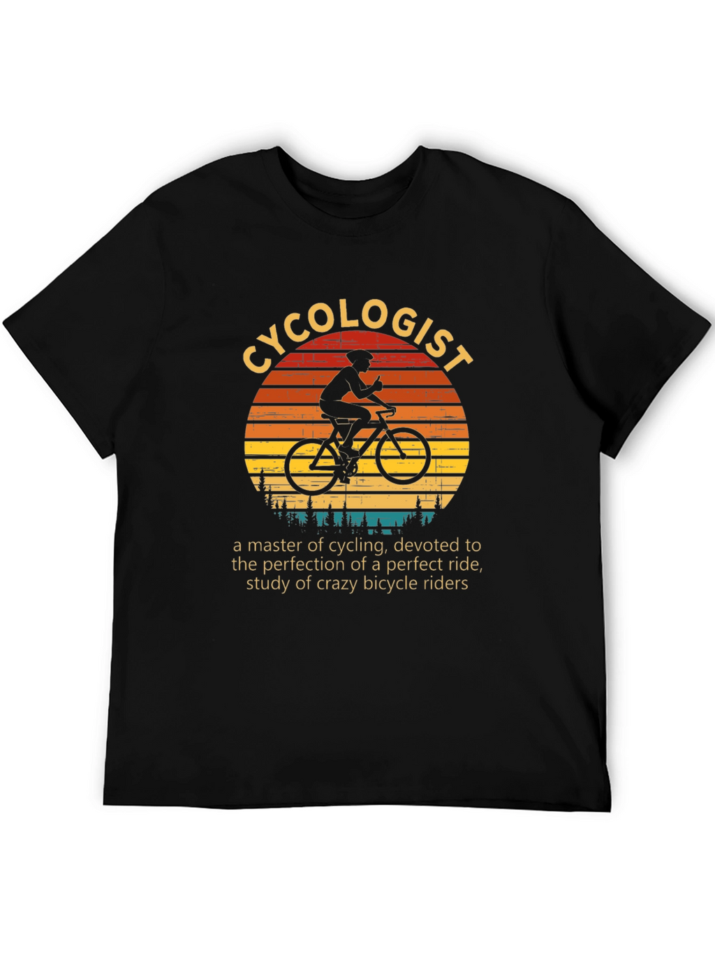 Cycolologist Graphic T-Shirt - Cycling Lovers Gift