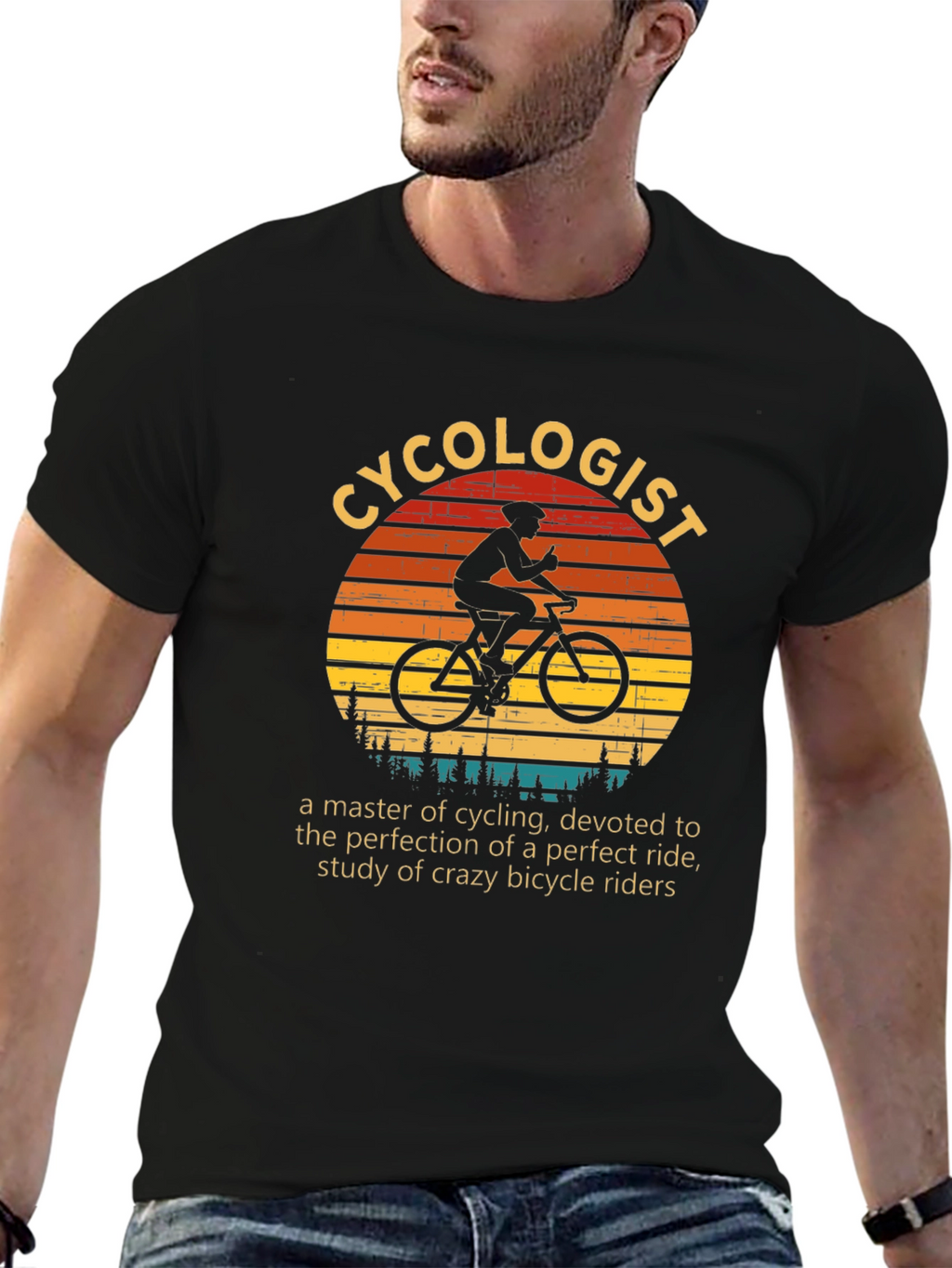 Cycolologist Graphic T-Shirt - Cycling Lovers Gift