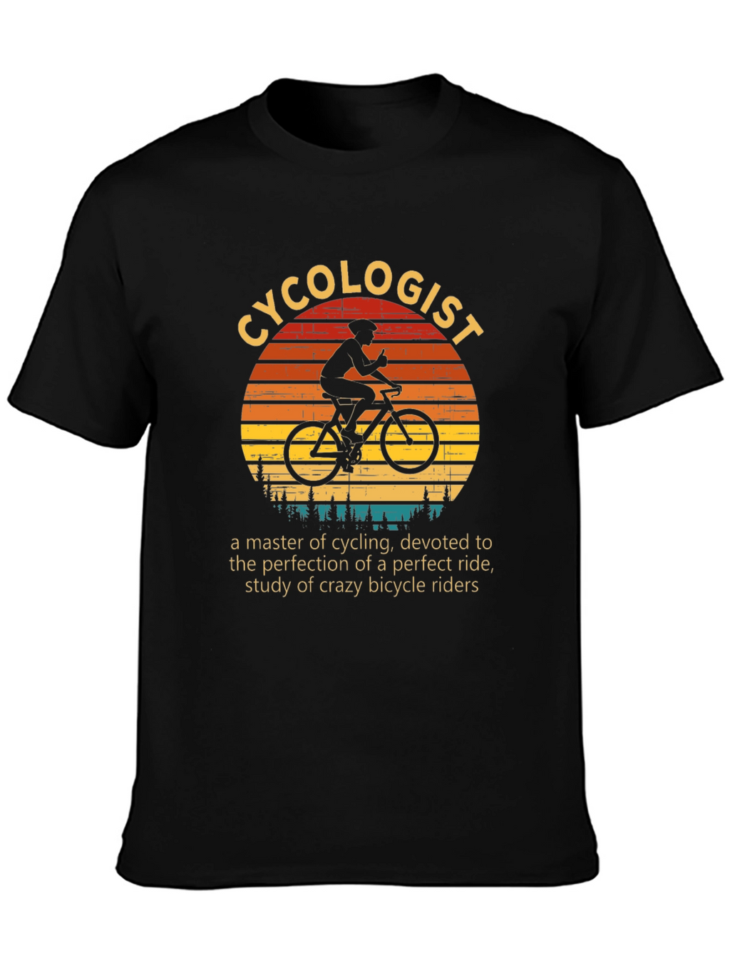 Cycolologist Graphic T-Shirt - Cycling Lovers Gift