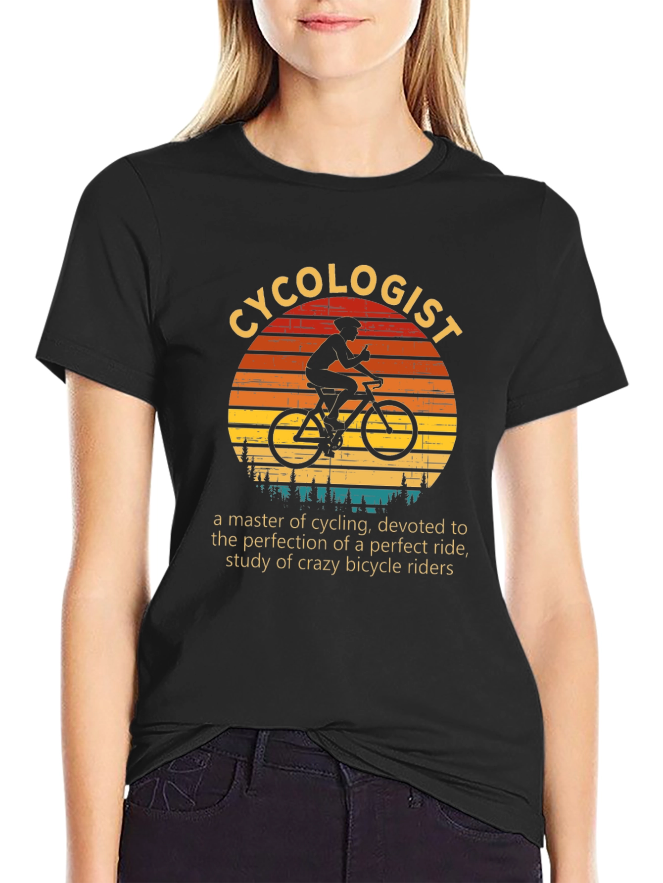 Cycolologist Graphic T-Shirt - Cycling Lovers Gift