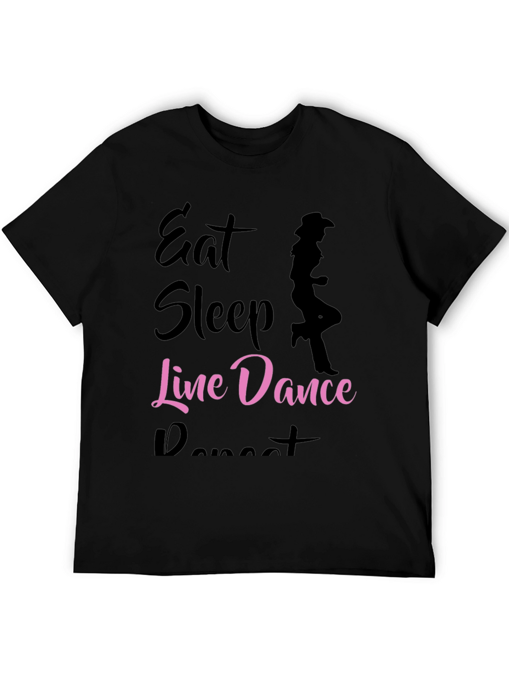 Eat Sleep Line Dance Repeat T-Shirt