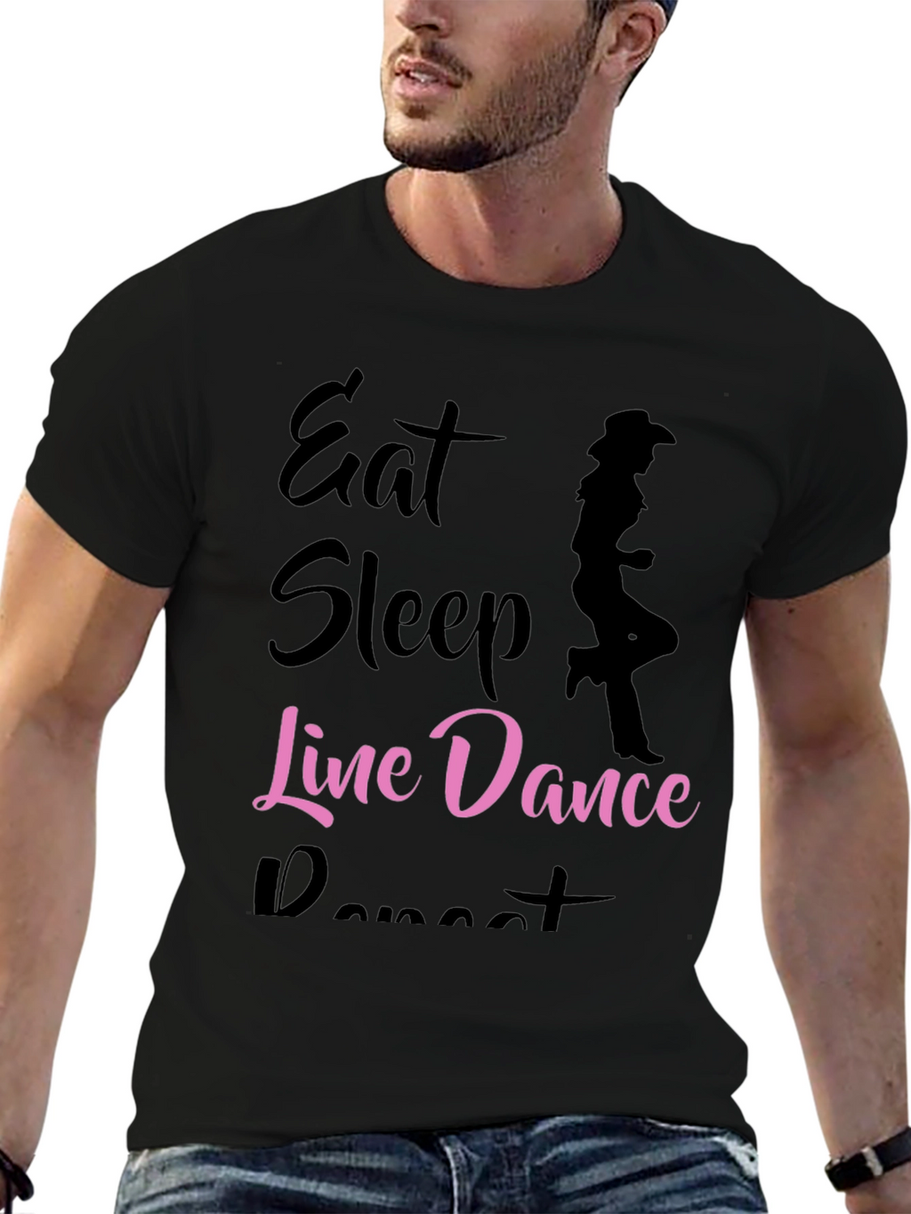 Eat Sleep Line Dance Repeat T-Shirt