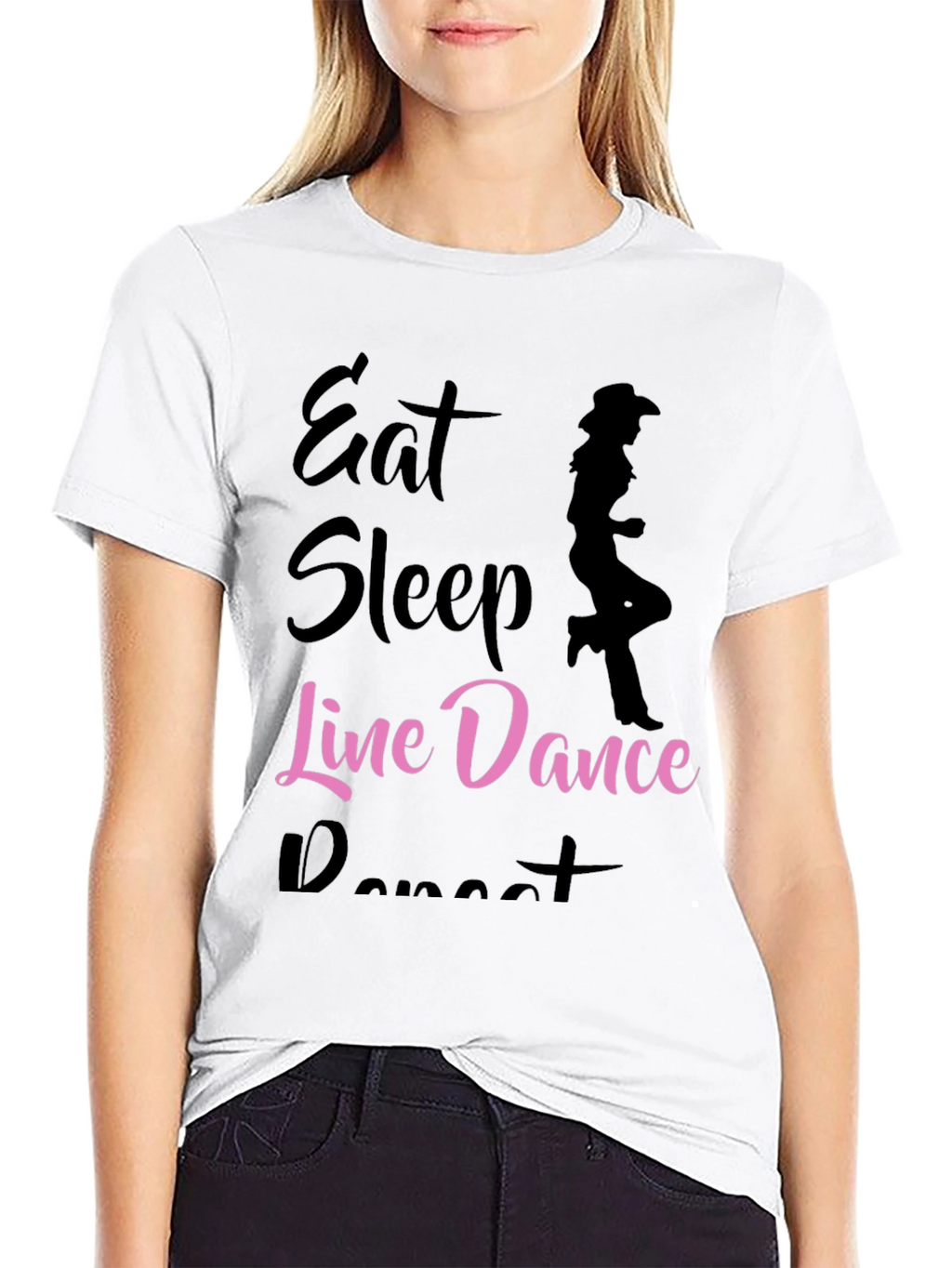 Eat Sleep Line Dance Repeat T-Shirt