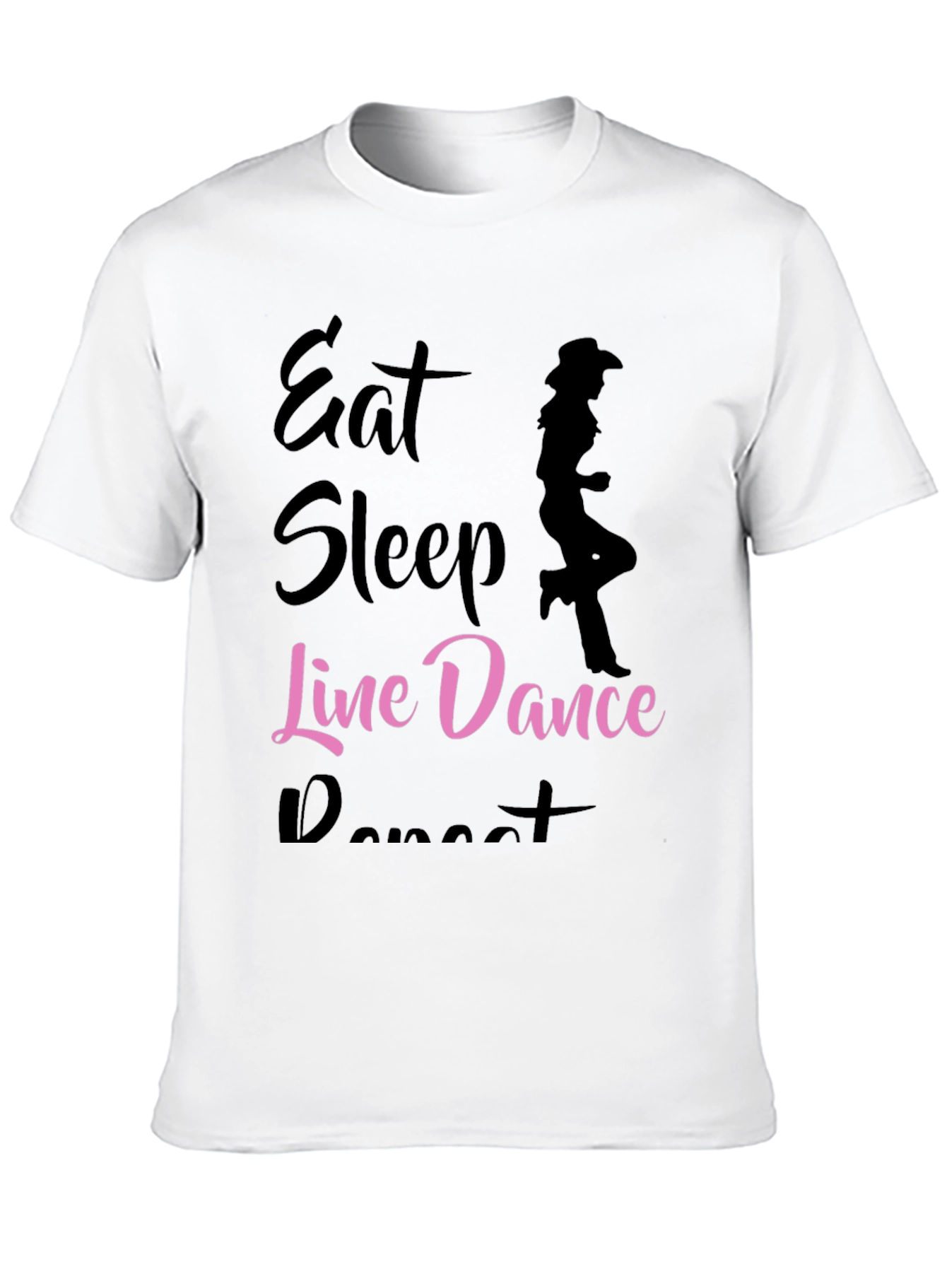 Eat Sleep Line Dance Repeat T-Shirt