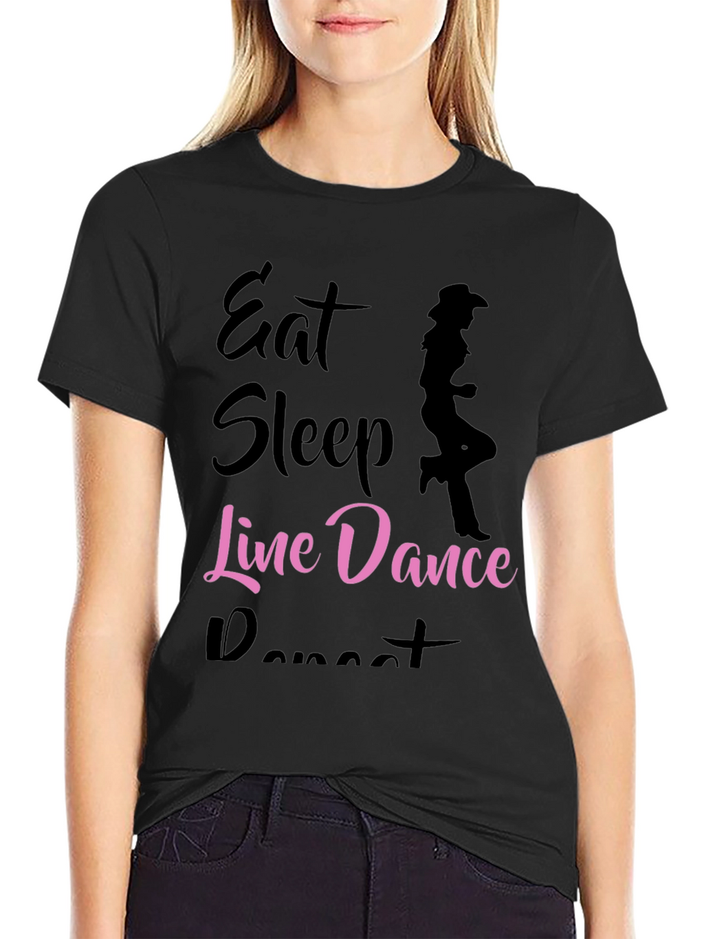 Eat Sleep Line Dance Repeat T-Shirt