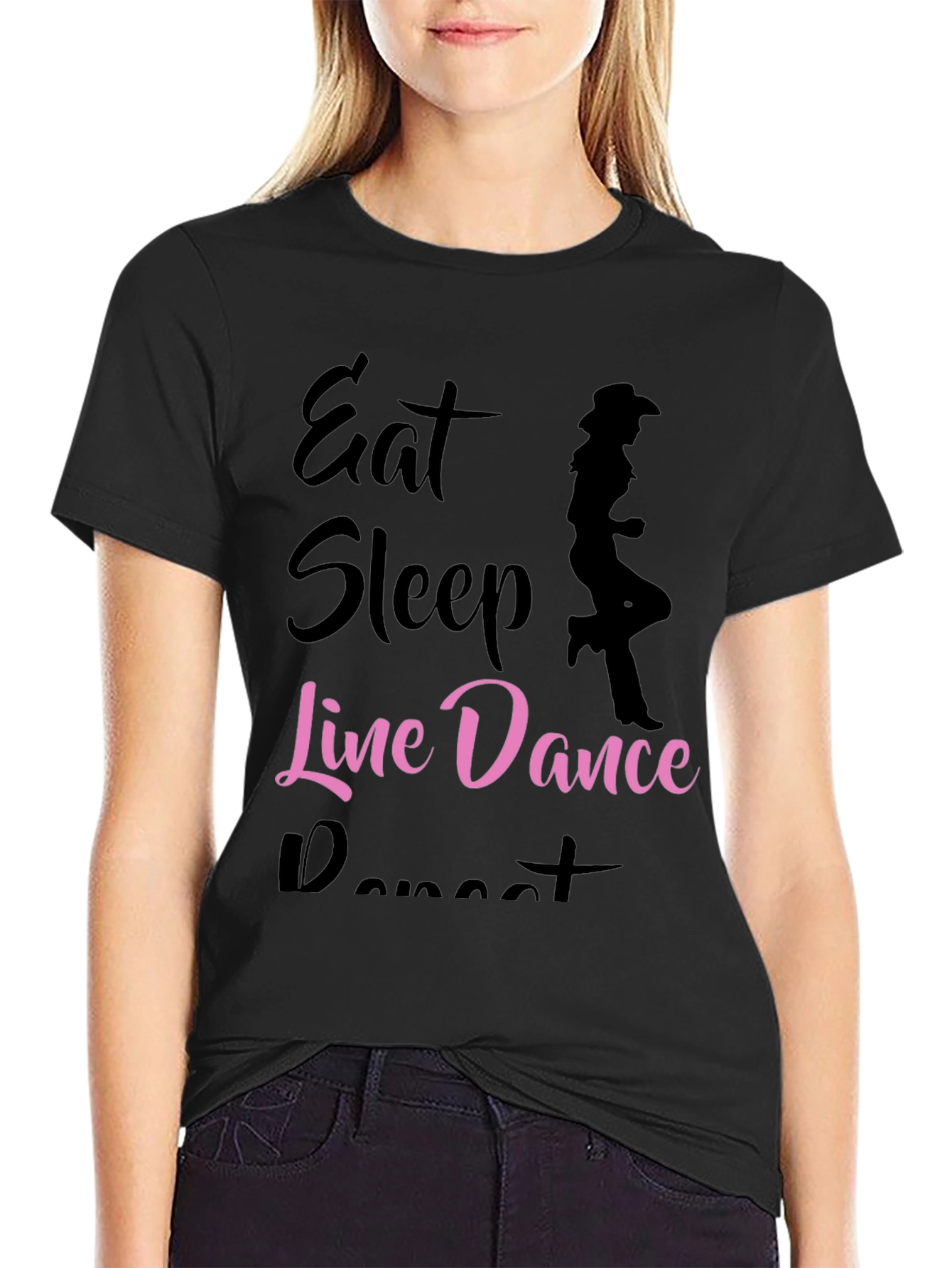 Eat Sleep Line Dance Repeat T-Shirt