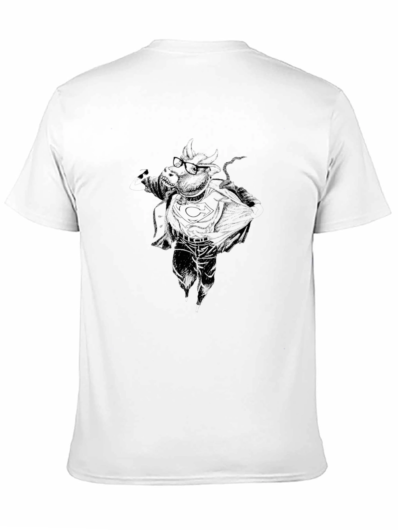 Black Graphic Tee - Unique Design