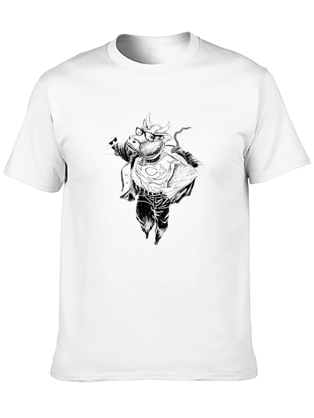 Black Graphic Tee - Unique Design