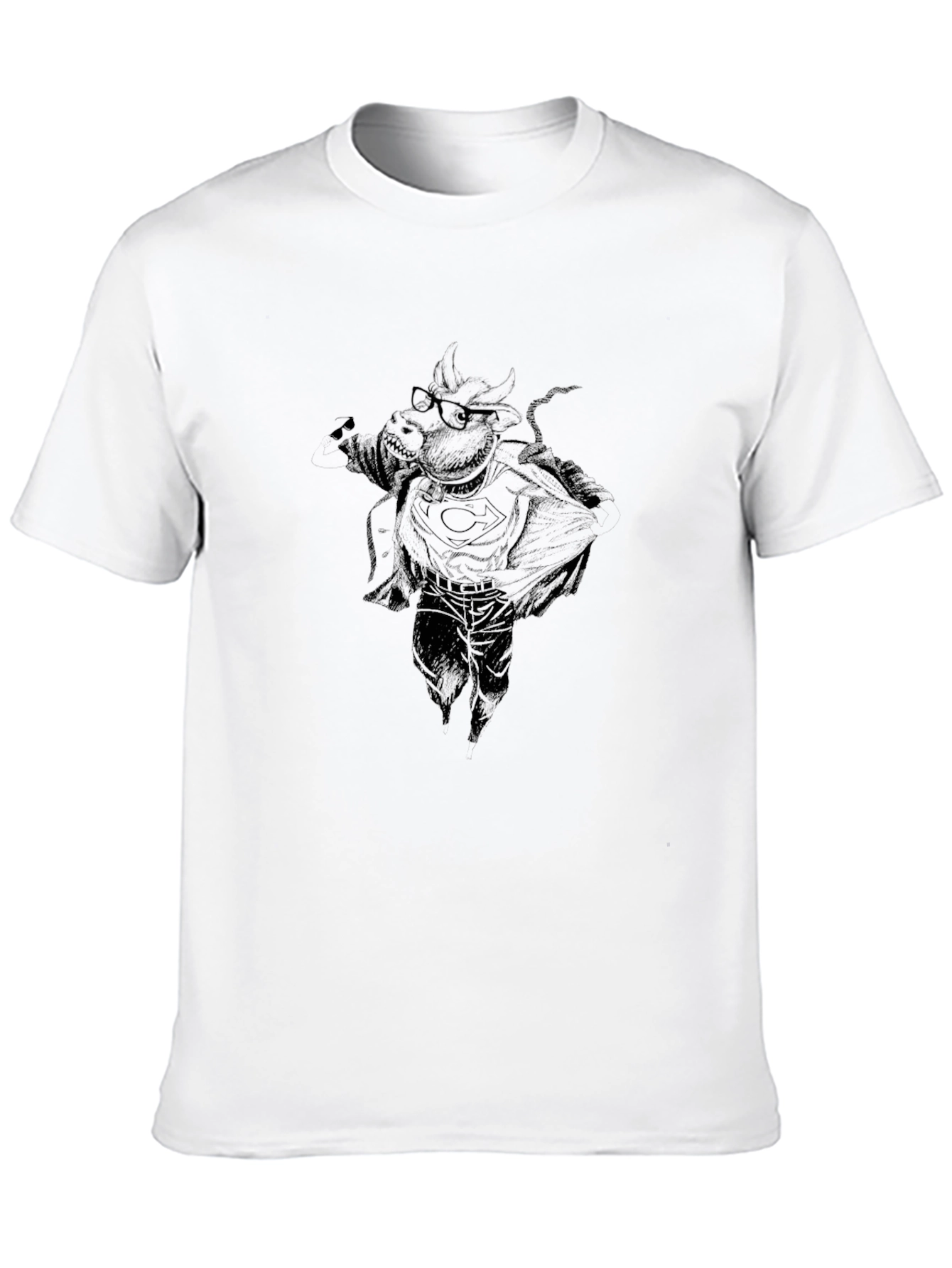 Black Graphic Tee - Unique Design