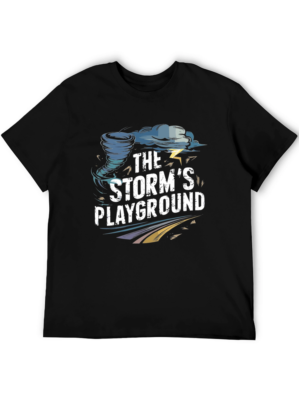 Storms Playground Black Graphic Tee