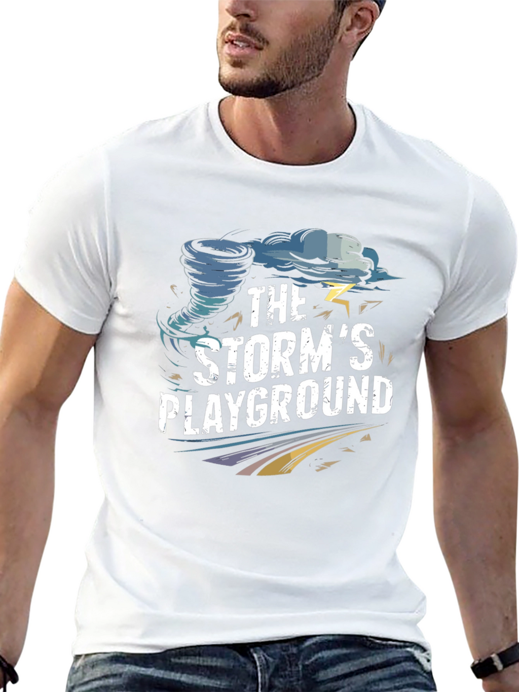 Storms Playground Black Graphic Tee