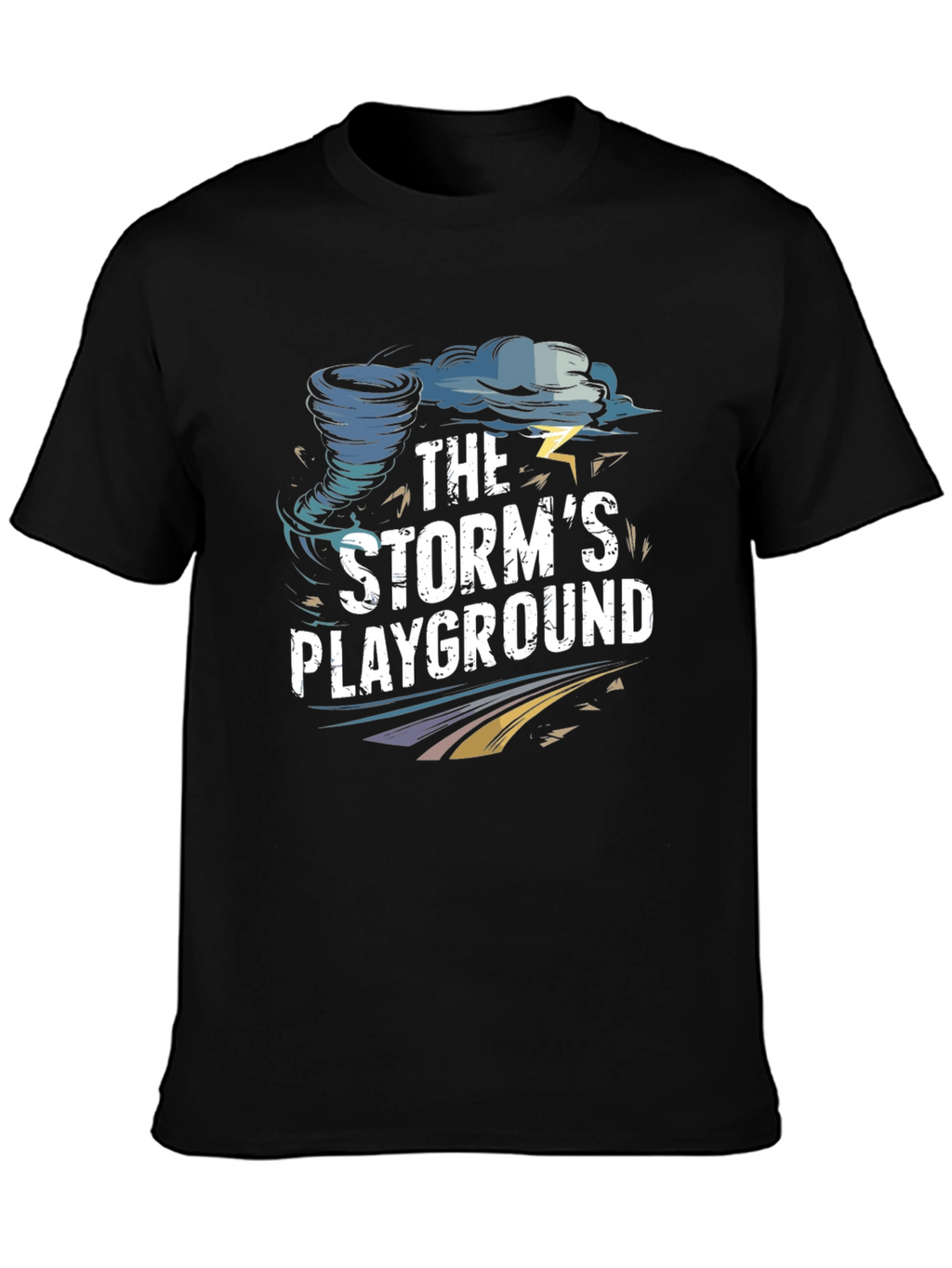 Storms Playground Black Graphic Tee
