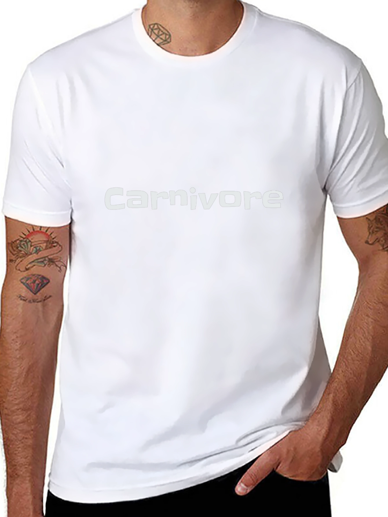 Carnivore Black T-Shirt - Bold Statement Tee