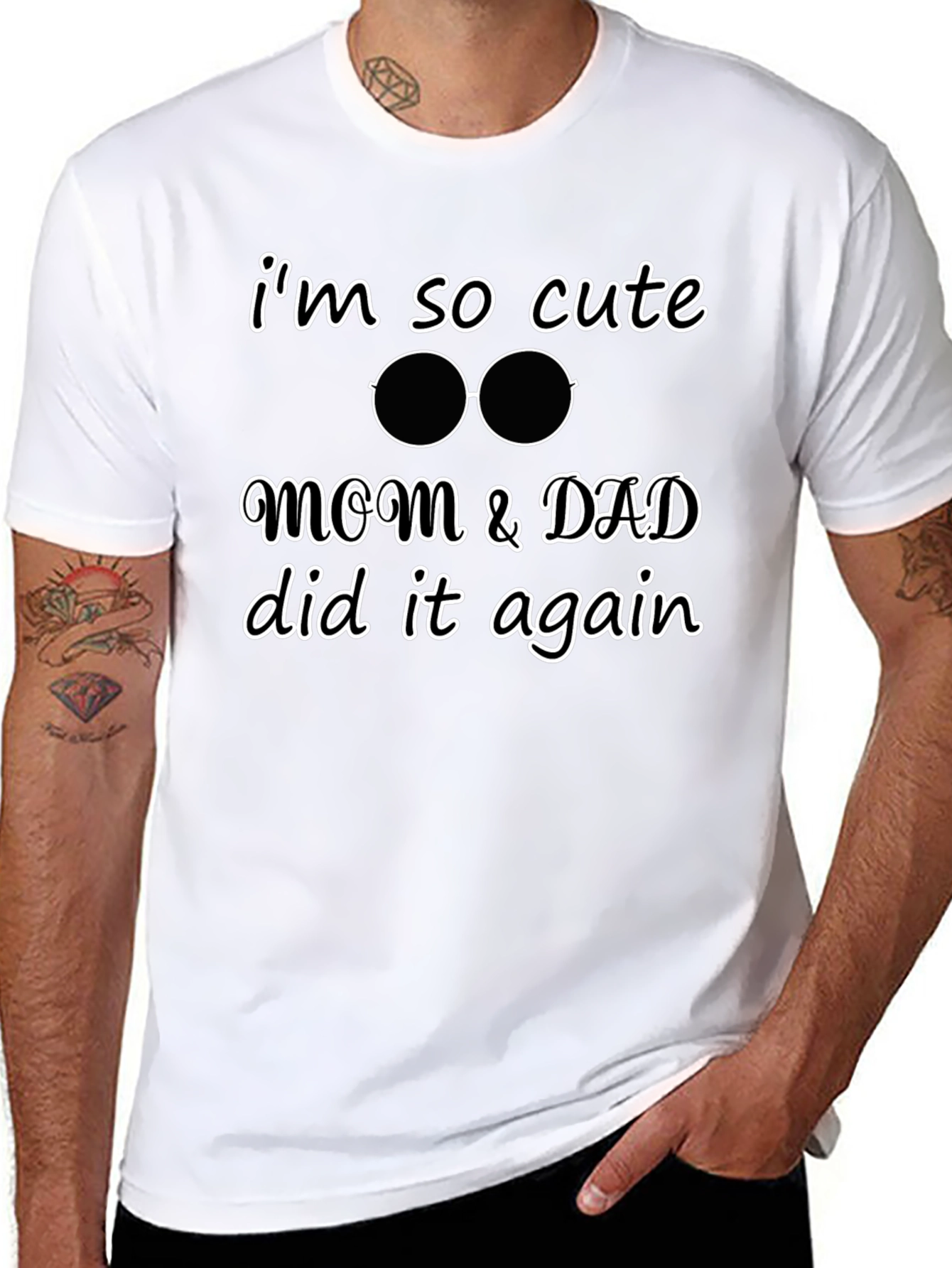 Cute Kid Tee: Mom & Dad Did It Again!
