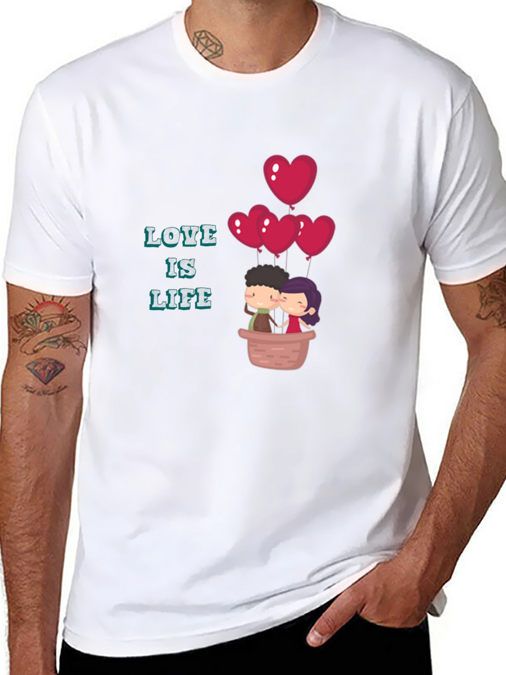 Love Is Life Graphic Tee