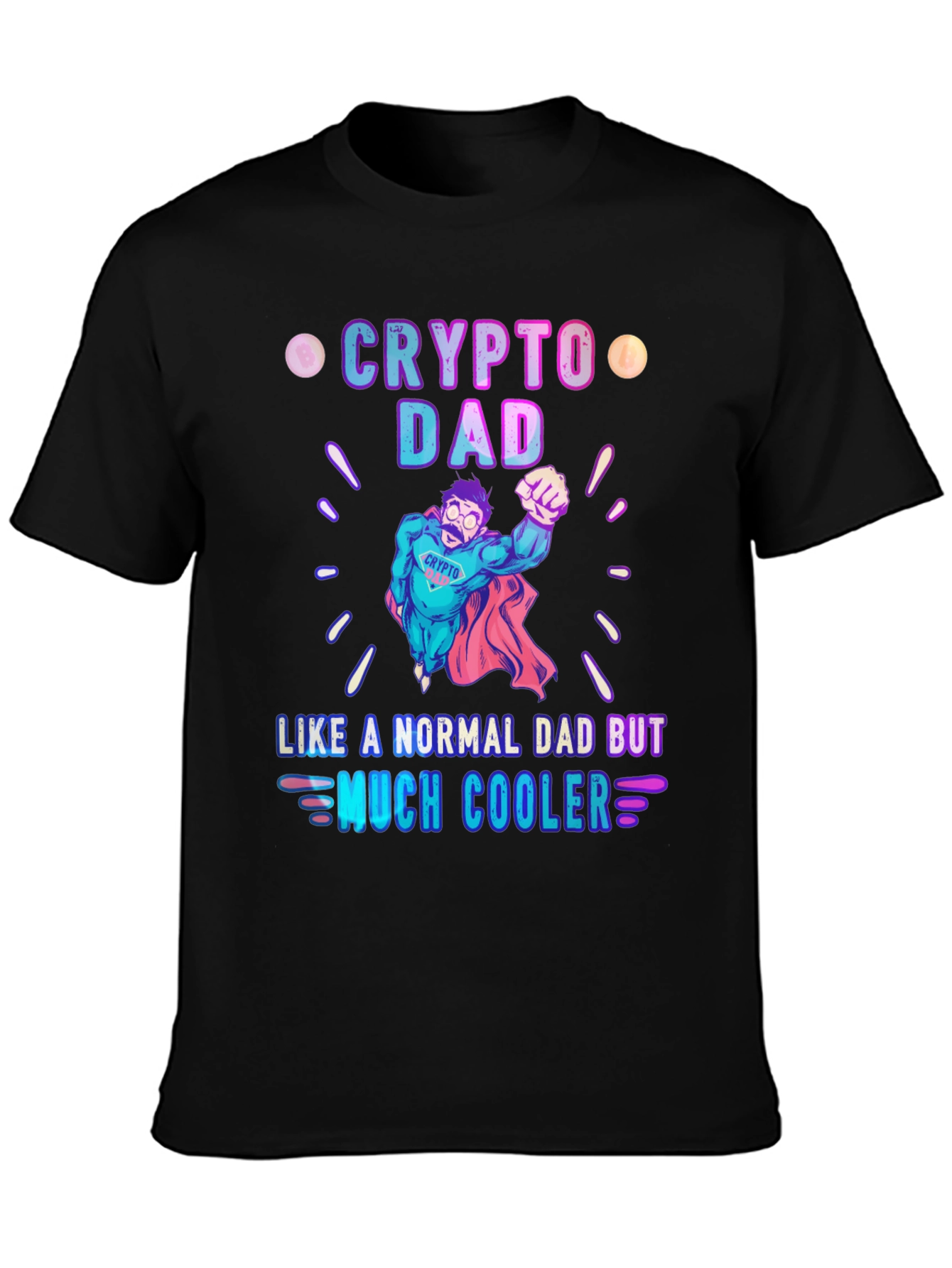 Crypto Dad T-Shirt - Cool Superhero Dad Tee