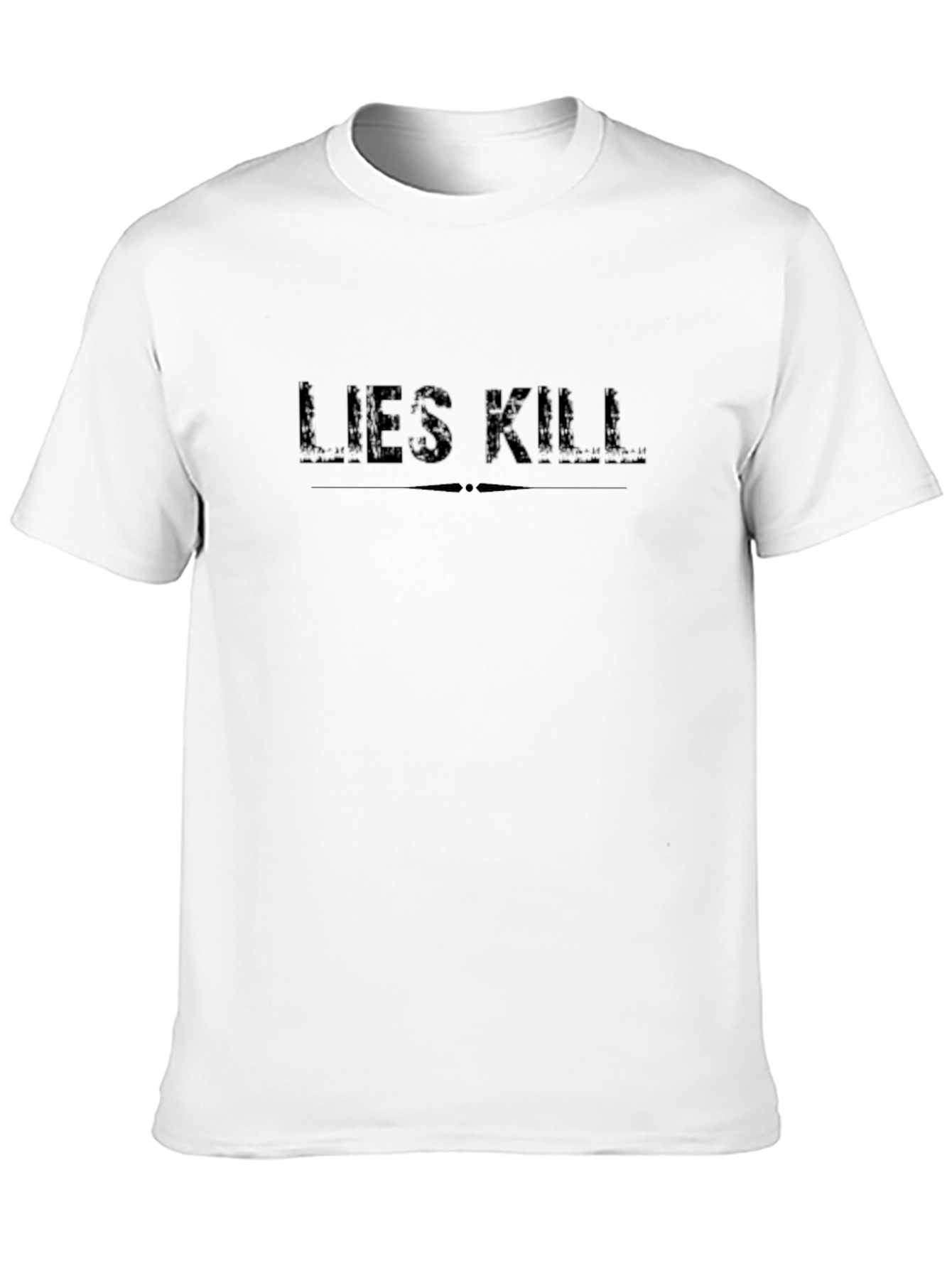 Lies Kill Graphic Tee - Dark Humor Shirt