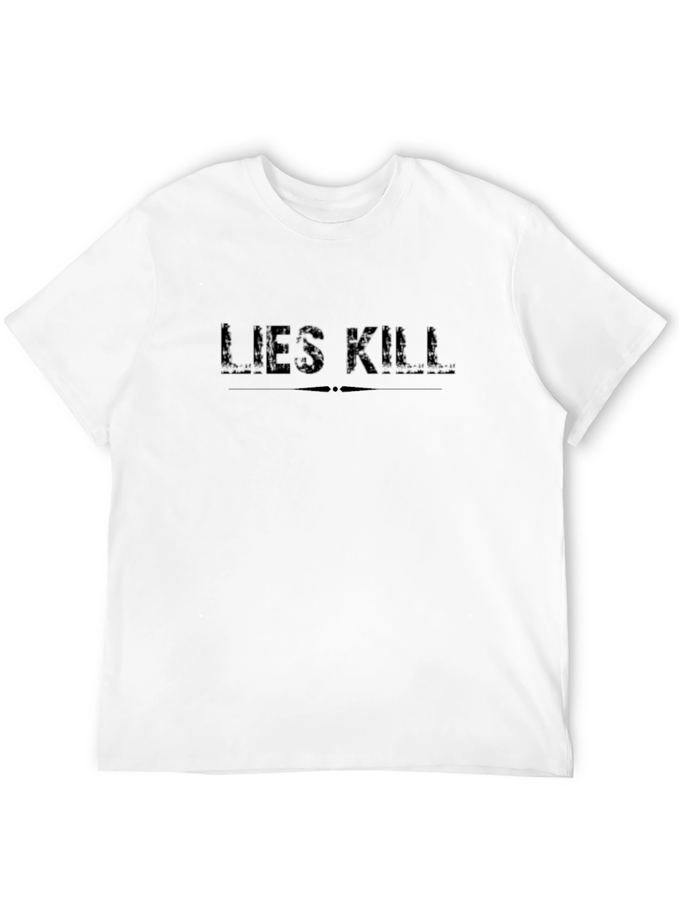 Lies Kill Graphic Tee - Dark Humor Shirt