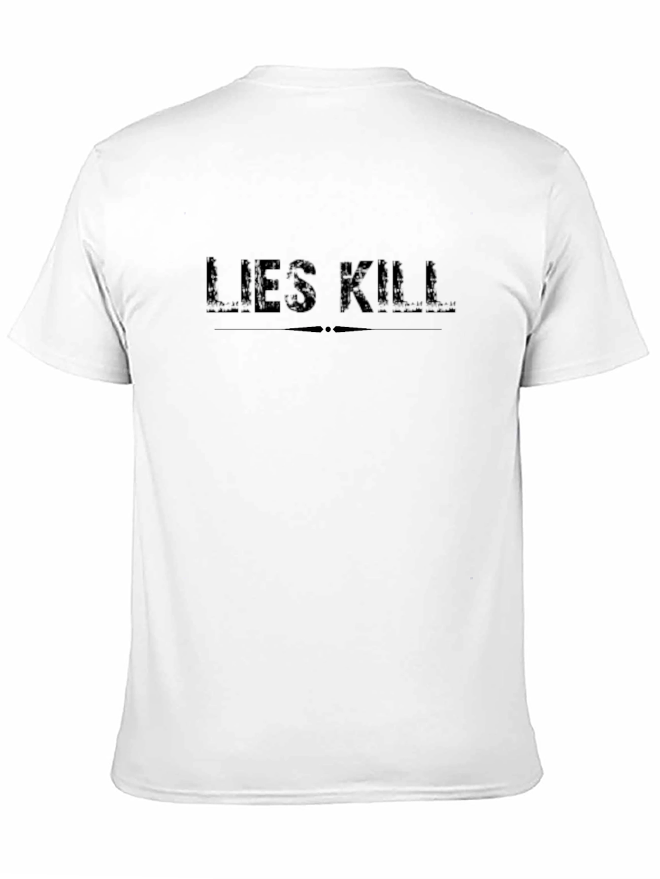 Lies Kill Graphic Tee - Dark Humor Shirt