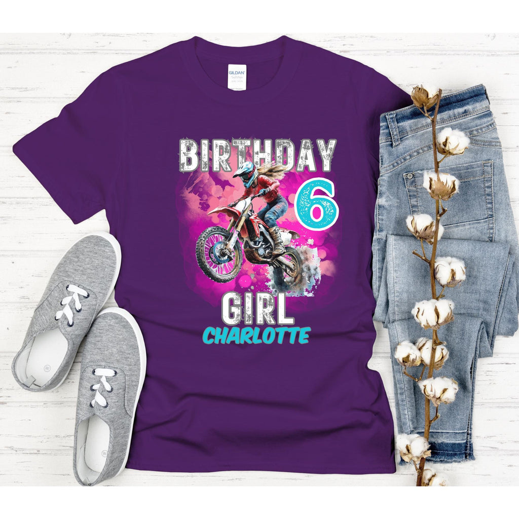 Personalized Gymnastics Birthday Shirt for Girls, Girls Handstand TShirt With Name And Age,  Gymnast T-Shirt for Sports Girls, Retro Tees