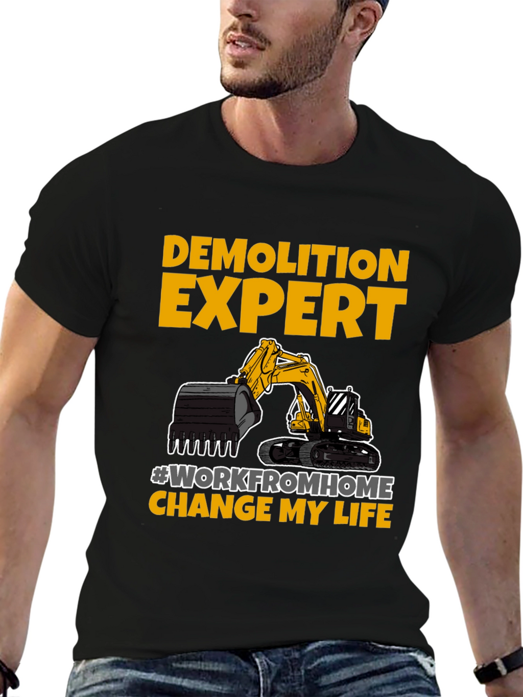 Demolition Expert Work From Home T-Shirt