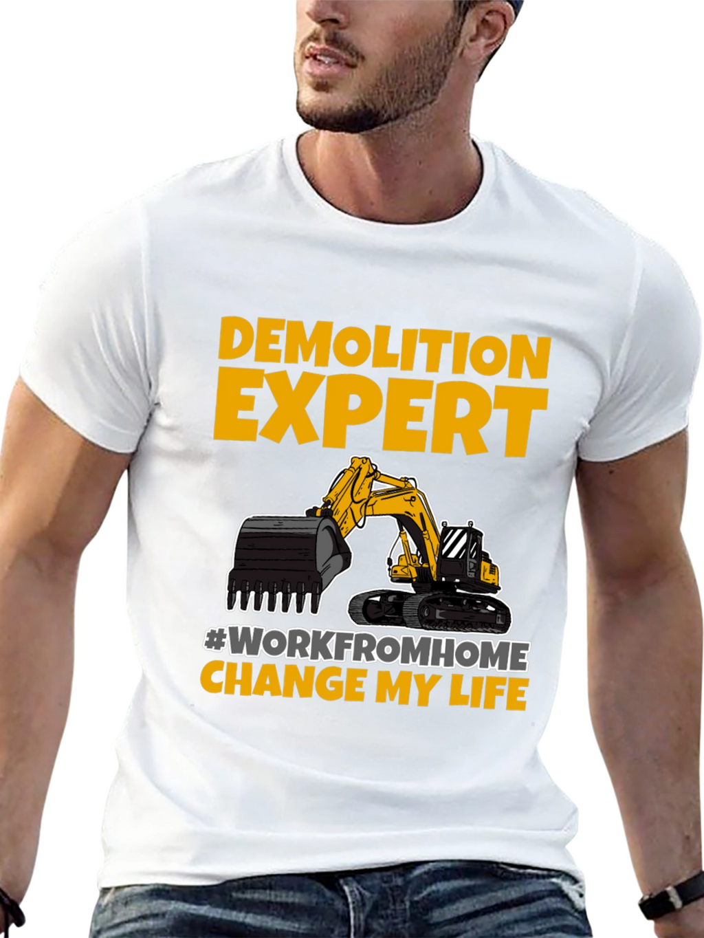 Demolition Expert Work From Home T-Shirt