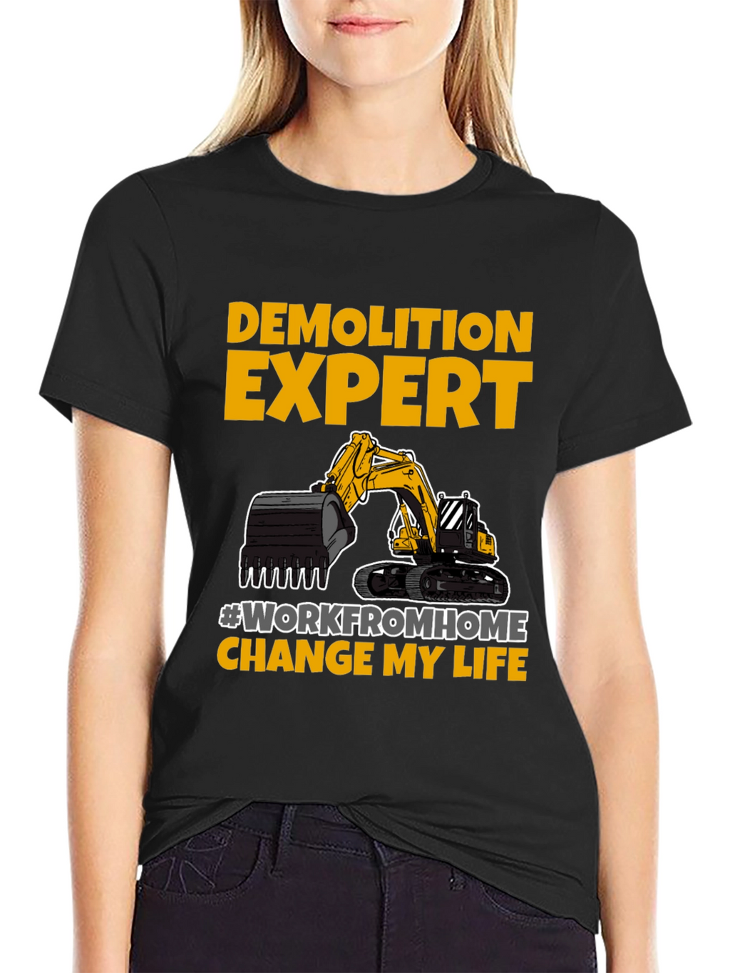 Demolition Expert Work From Home T-Shirt
