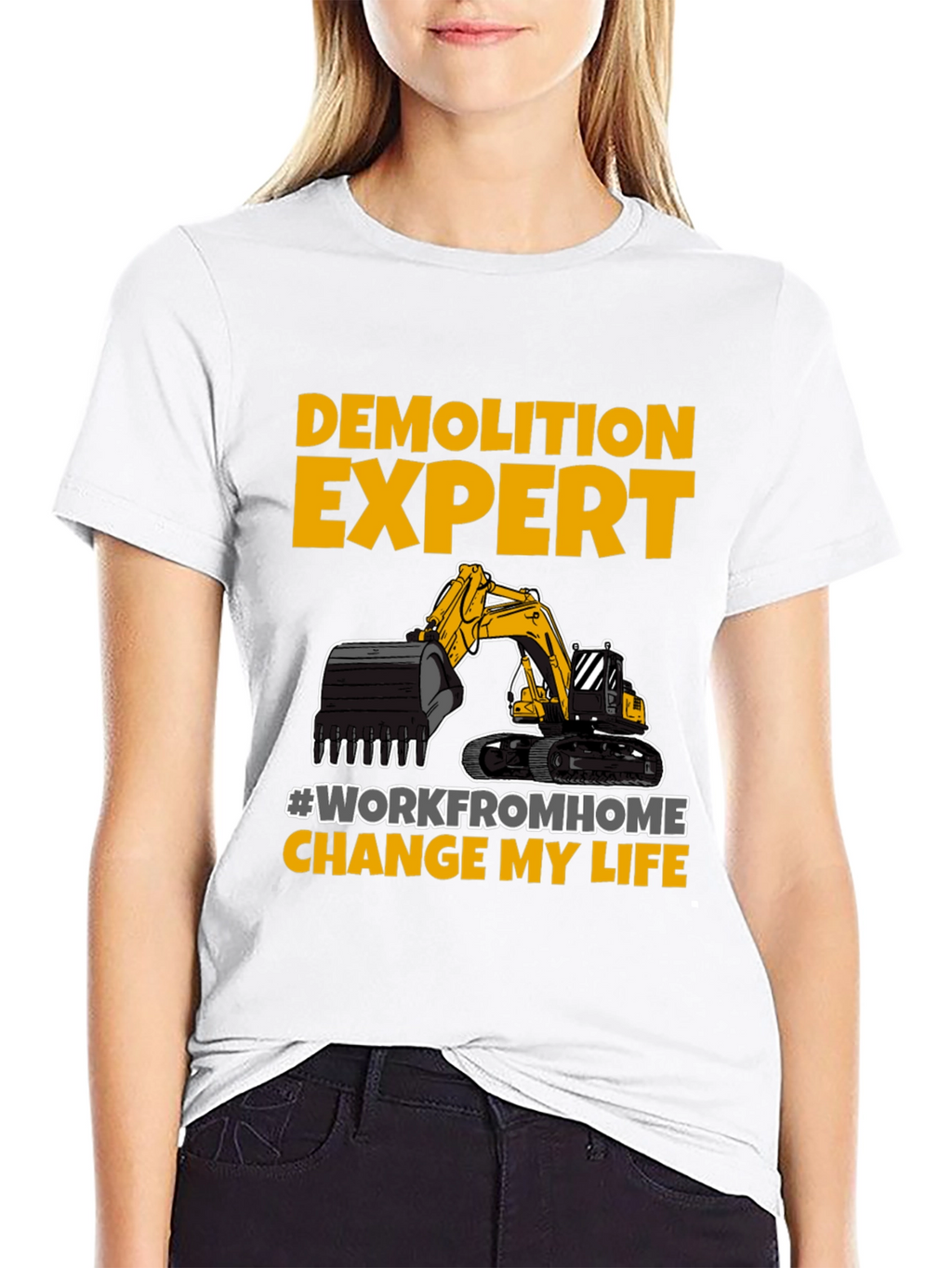 Demolition Expert Work From Home T-Shirt