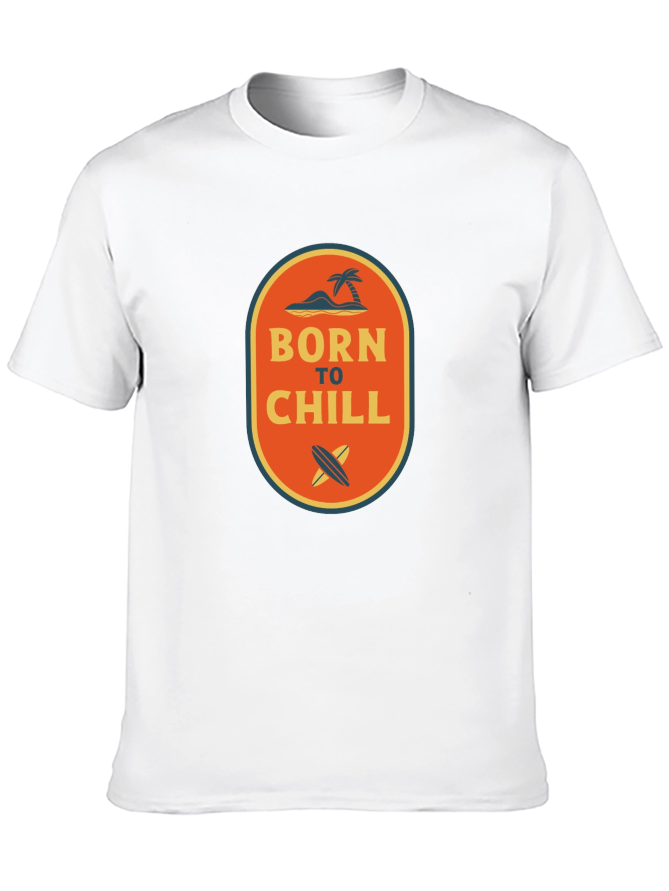 Born to Chill Graphic Tee - Mens Black T-Shirt
