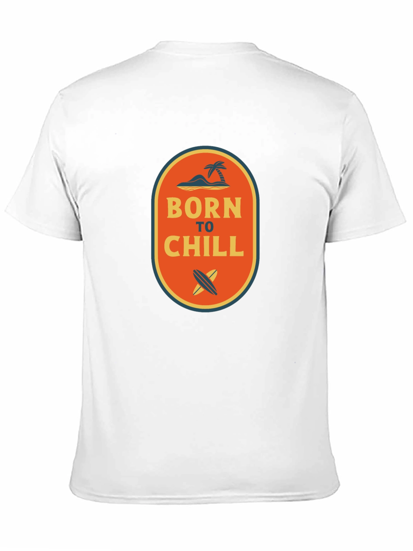 Born to Chill Graphic Tee - Mens Black T-Shirt