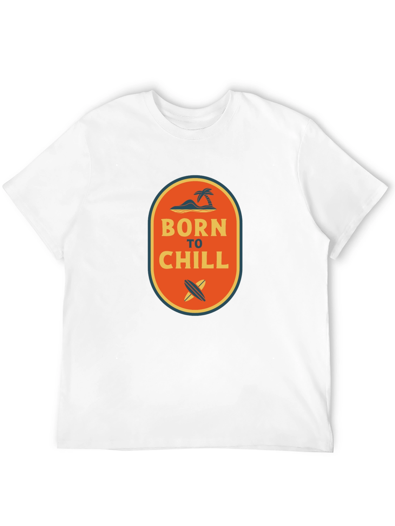 Born to Chill Graphic Tee - Mens Black T-Shirt