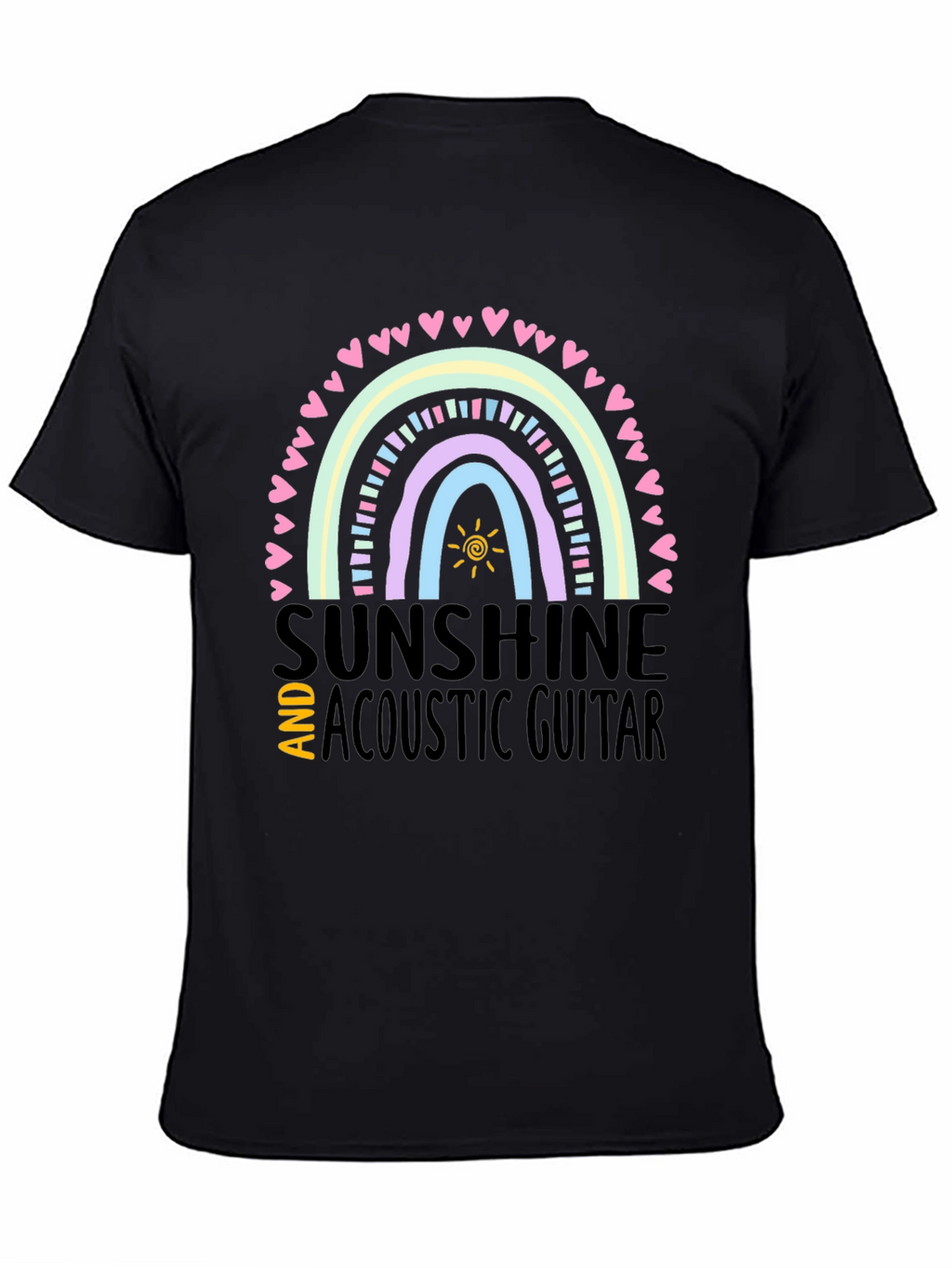 Sunshine & Acoustic Guitar Graphic Tee