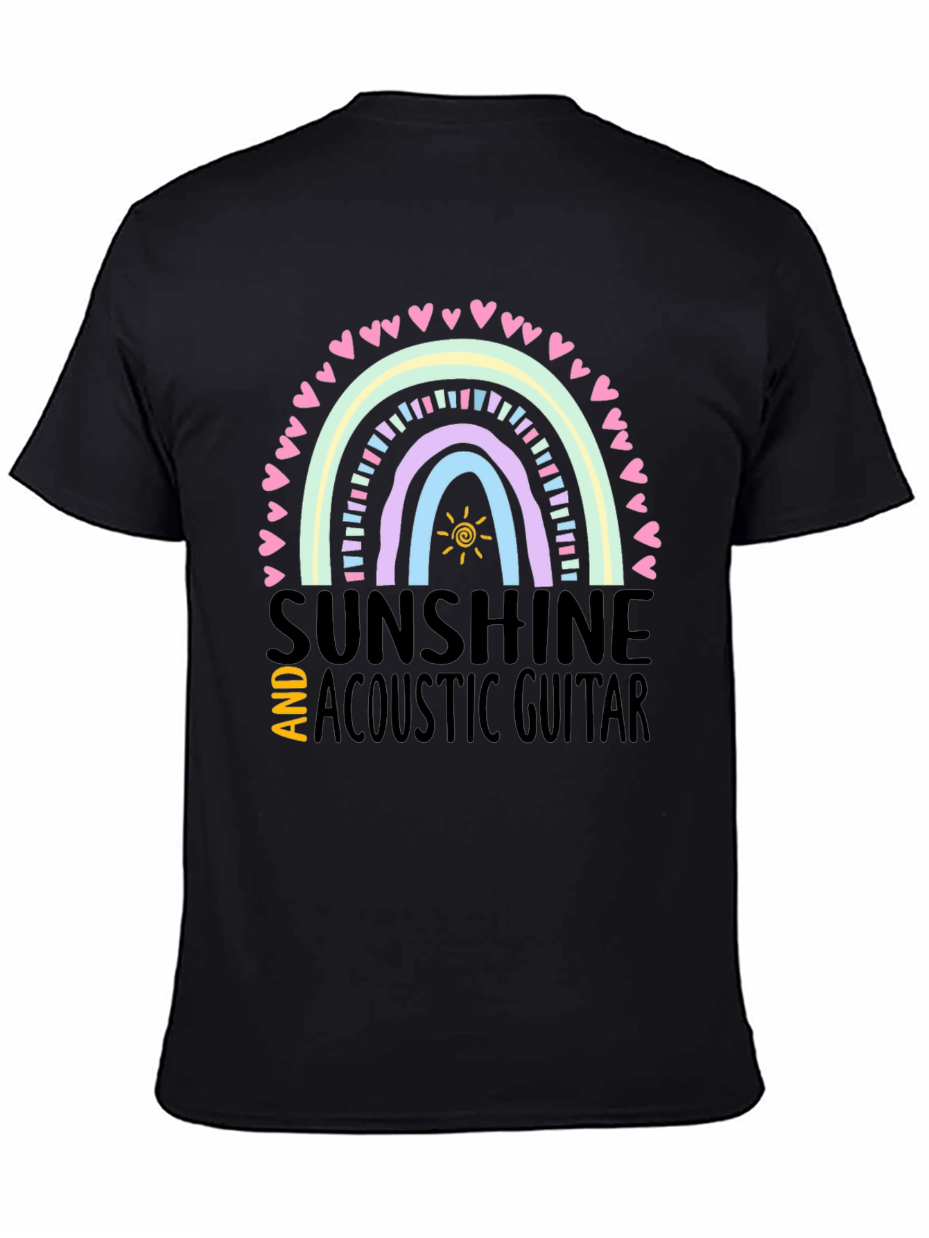 Sunshine & Acoustic Guitar Graphic Tee