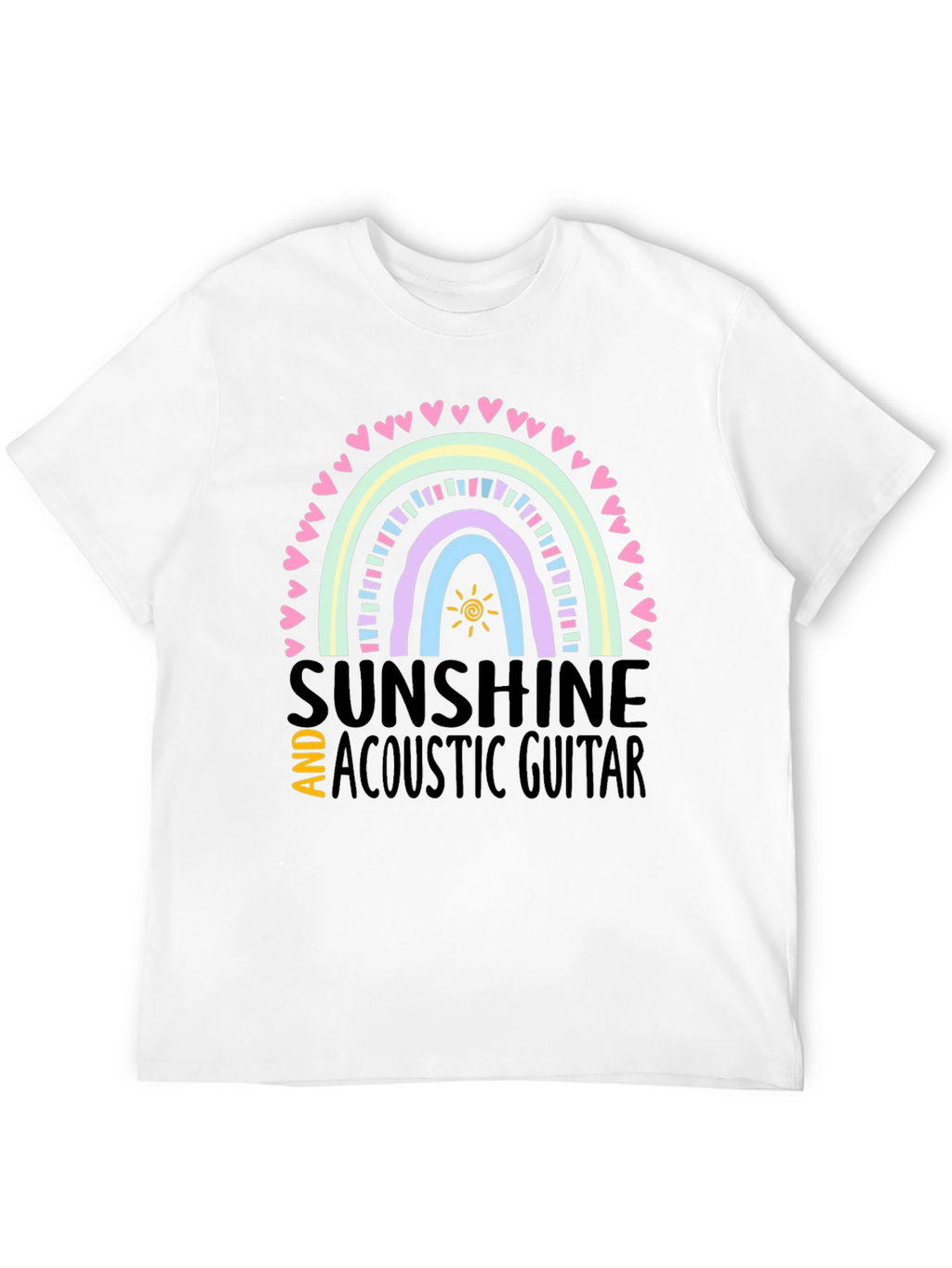 Sunshine & Acoustic Guitar Graphic Tee