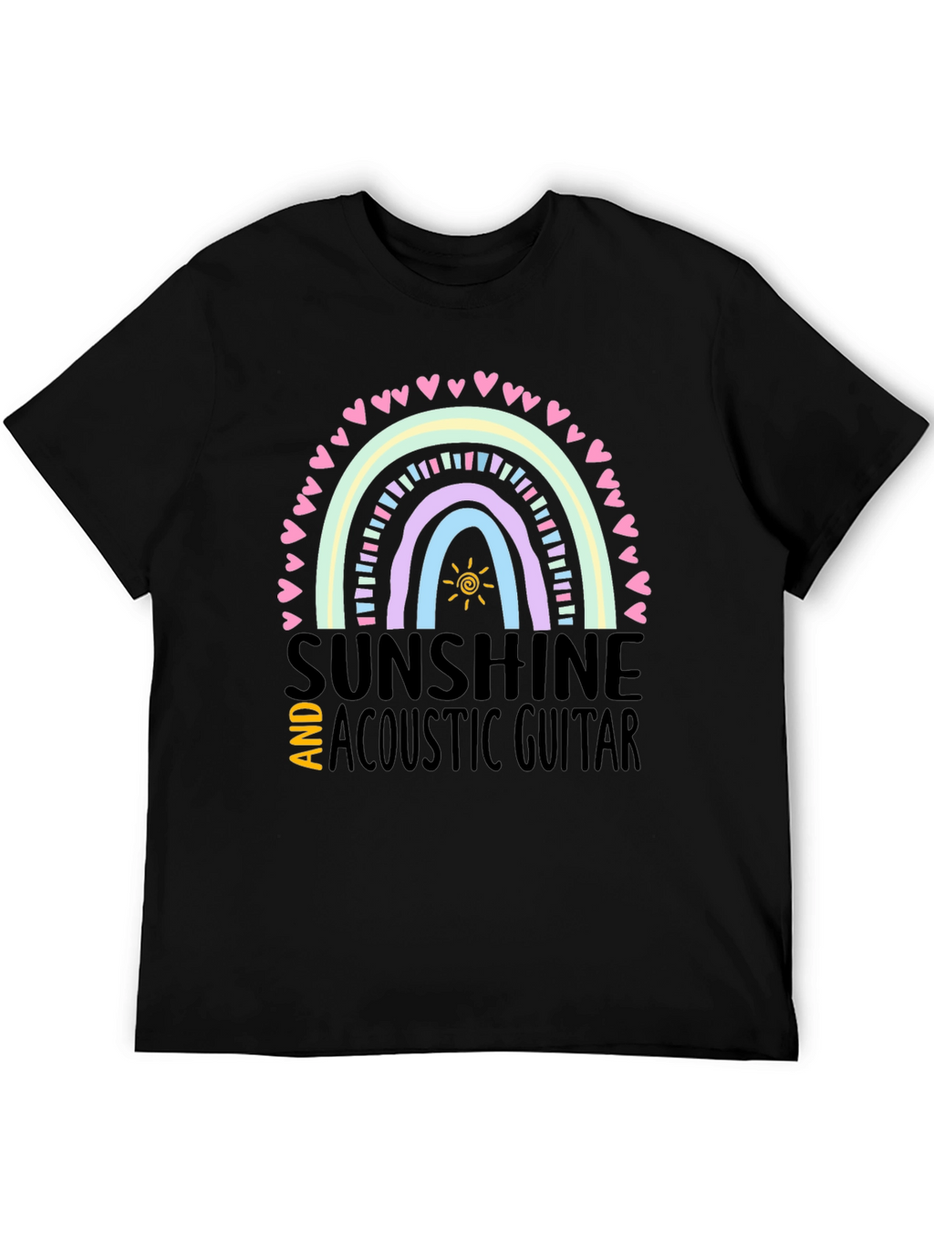 Sunshine & Acoustic Guitar Graphic Tee