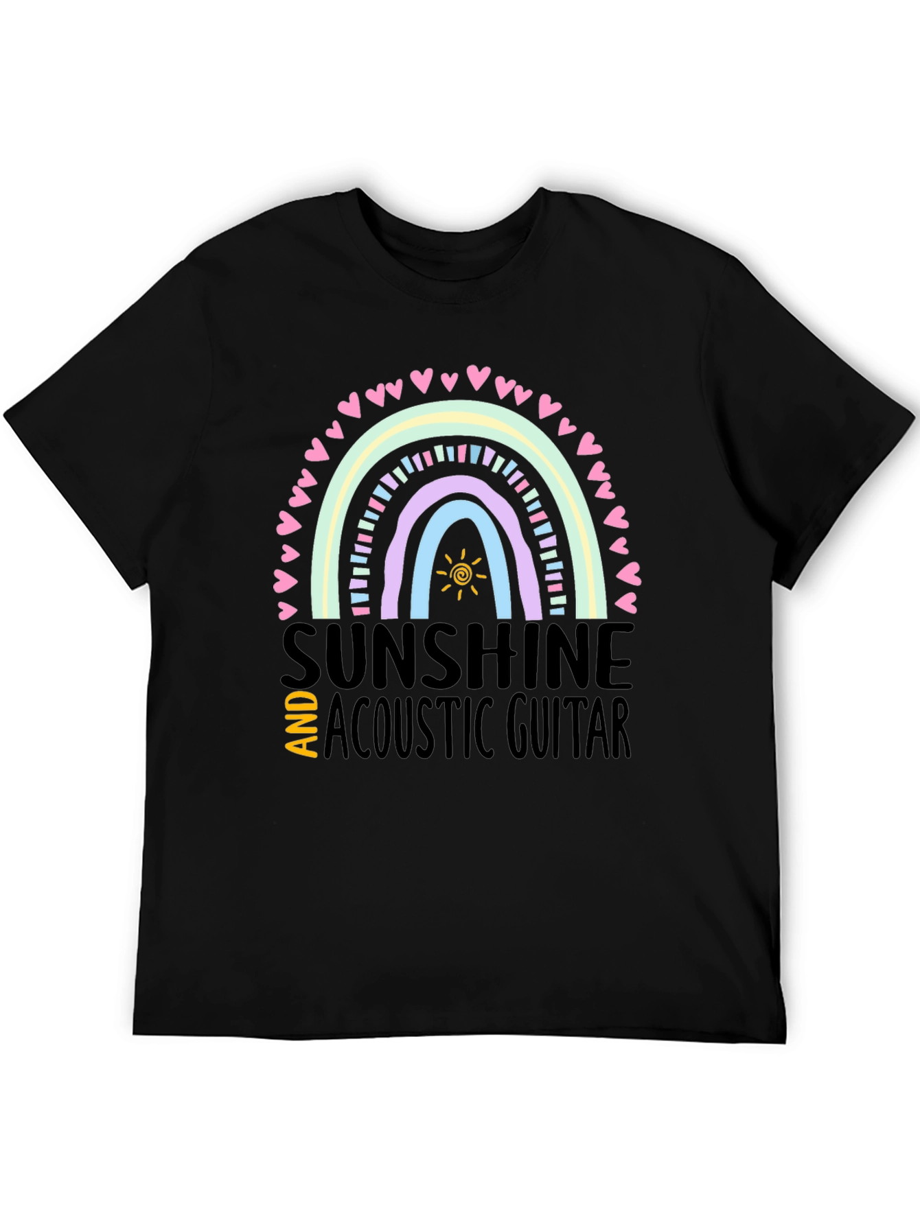 Sunshine & Acoustic Guitar Graphic Tee