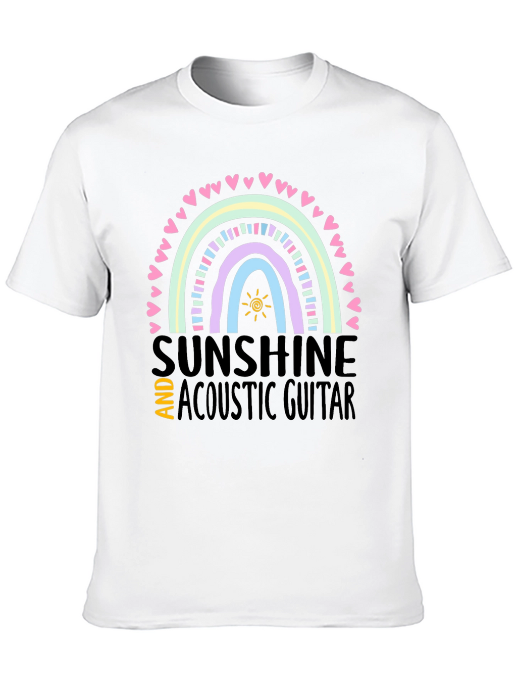 Sunshine & Acoustic Guitar Graphic Tee