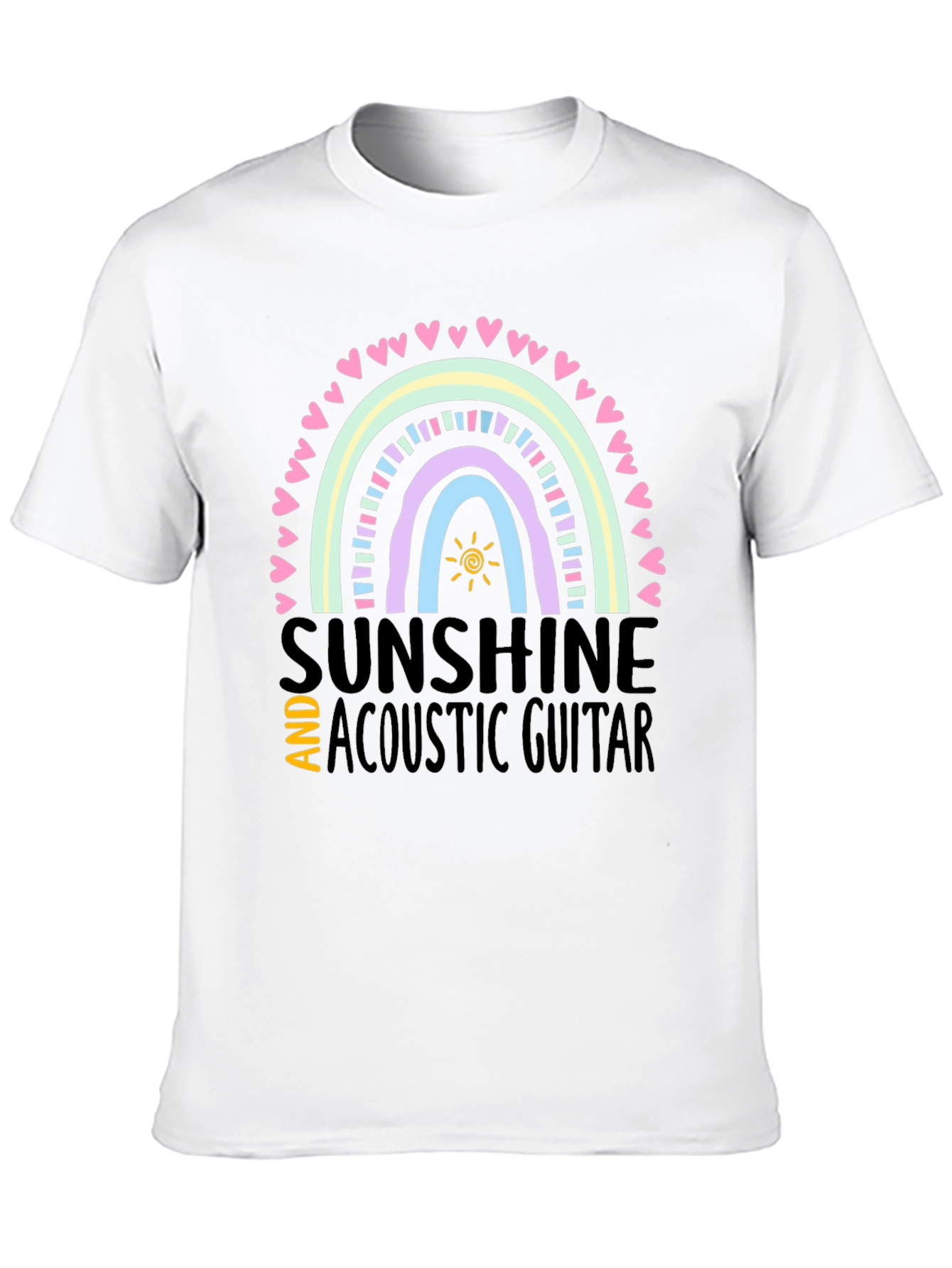 Sunshine & Acoustic Guitar Graphic Tee